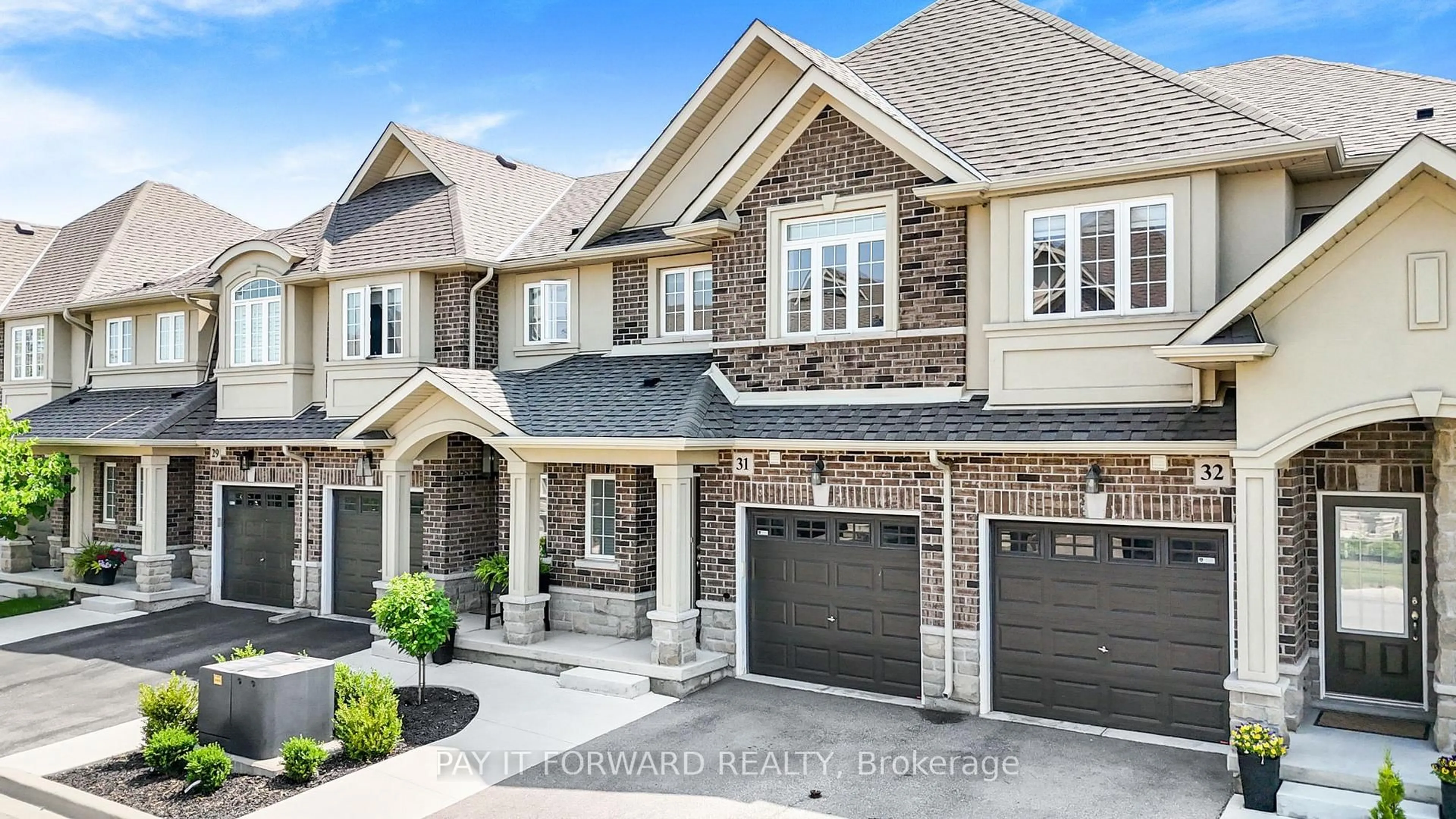 Home with brick exterior material, street for 21 Madonna Dr #31, Hamilton Ontario L9B 0H1