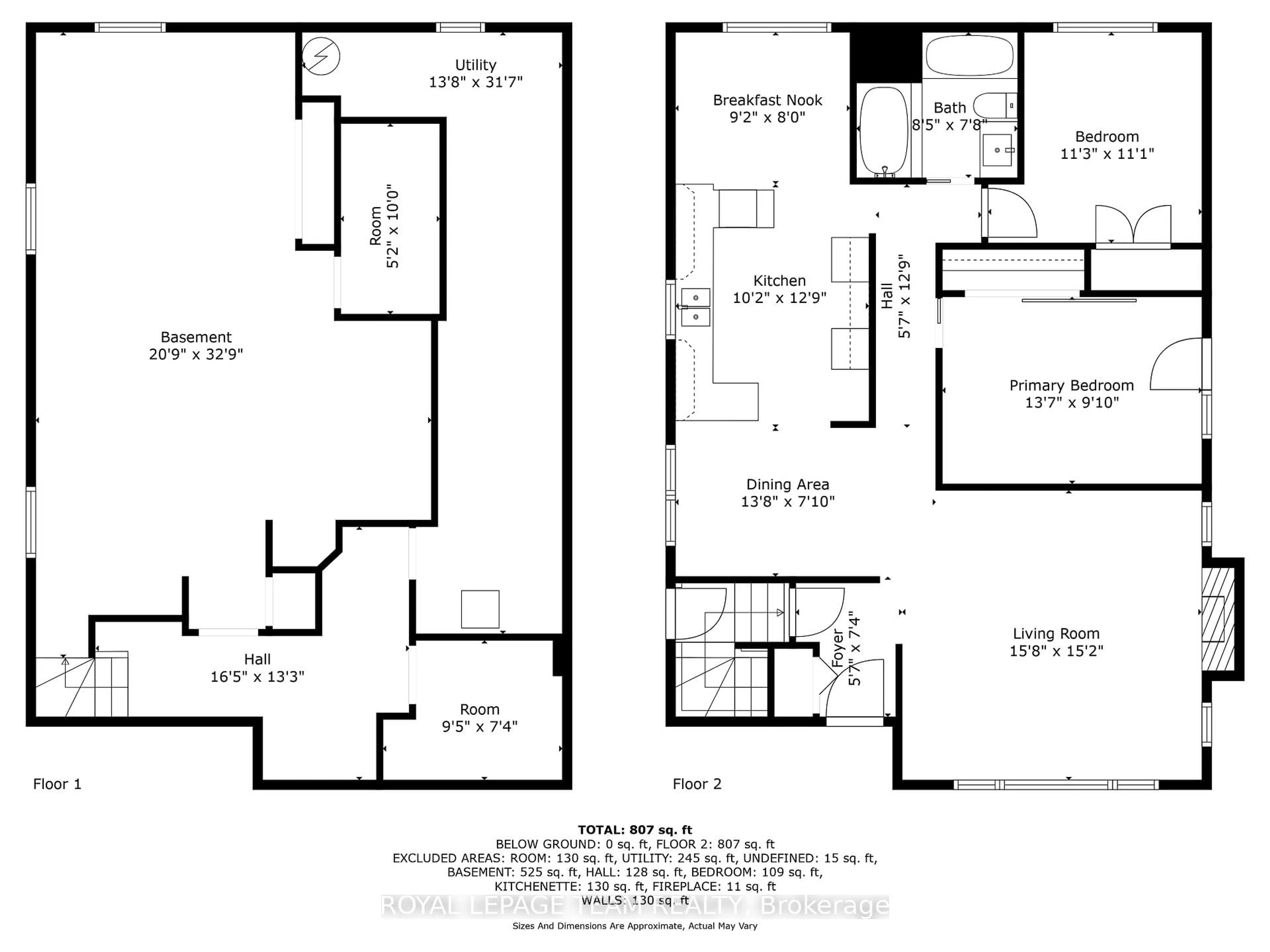 Floor plan for 1115 Parkway Dr, Ottawa Ontario K2C 2W1