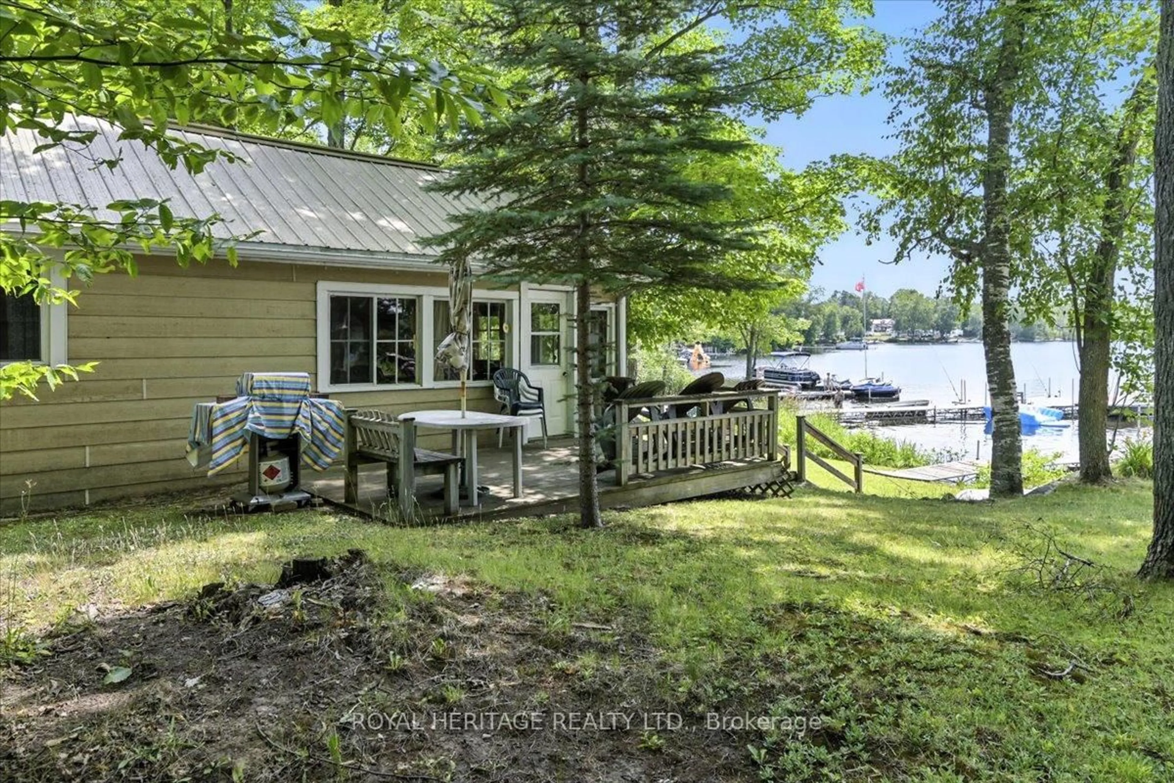 Patio, water/lake/river/ocean view for 58 Fire Route 30, Havelock-Belmont-Methuen Ontario K0L 1Z0
