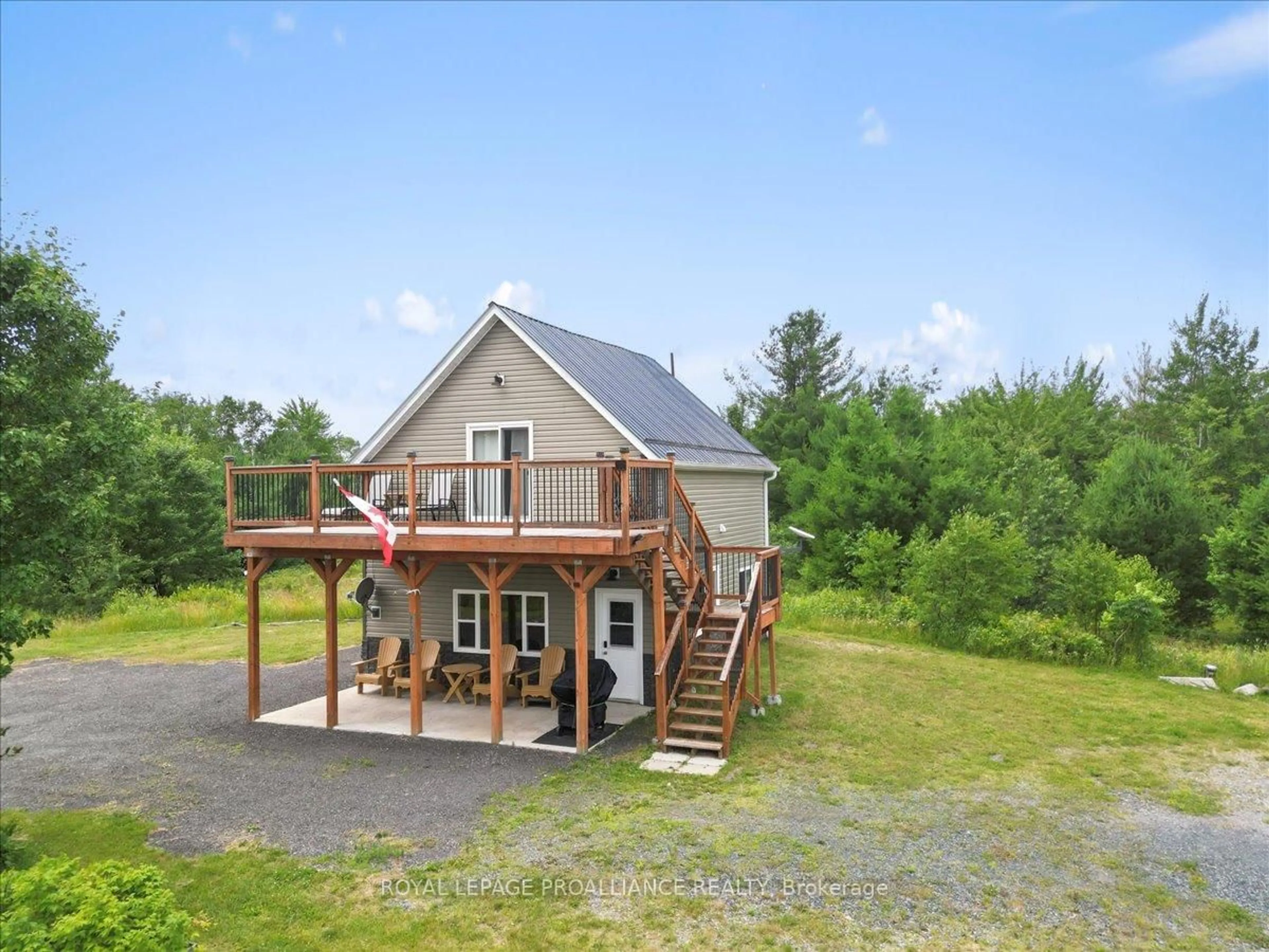 A pic from outside/outdoor area/front of a property/back of a property/a pic from drone, building for 11251B Highway 41, Kaladar Ontario K0H 1Z0