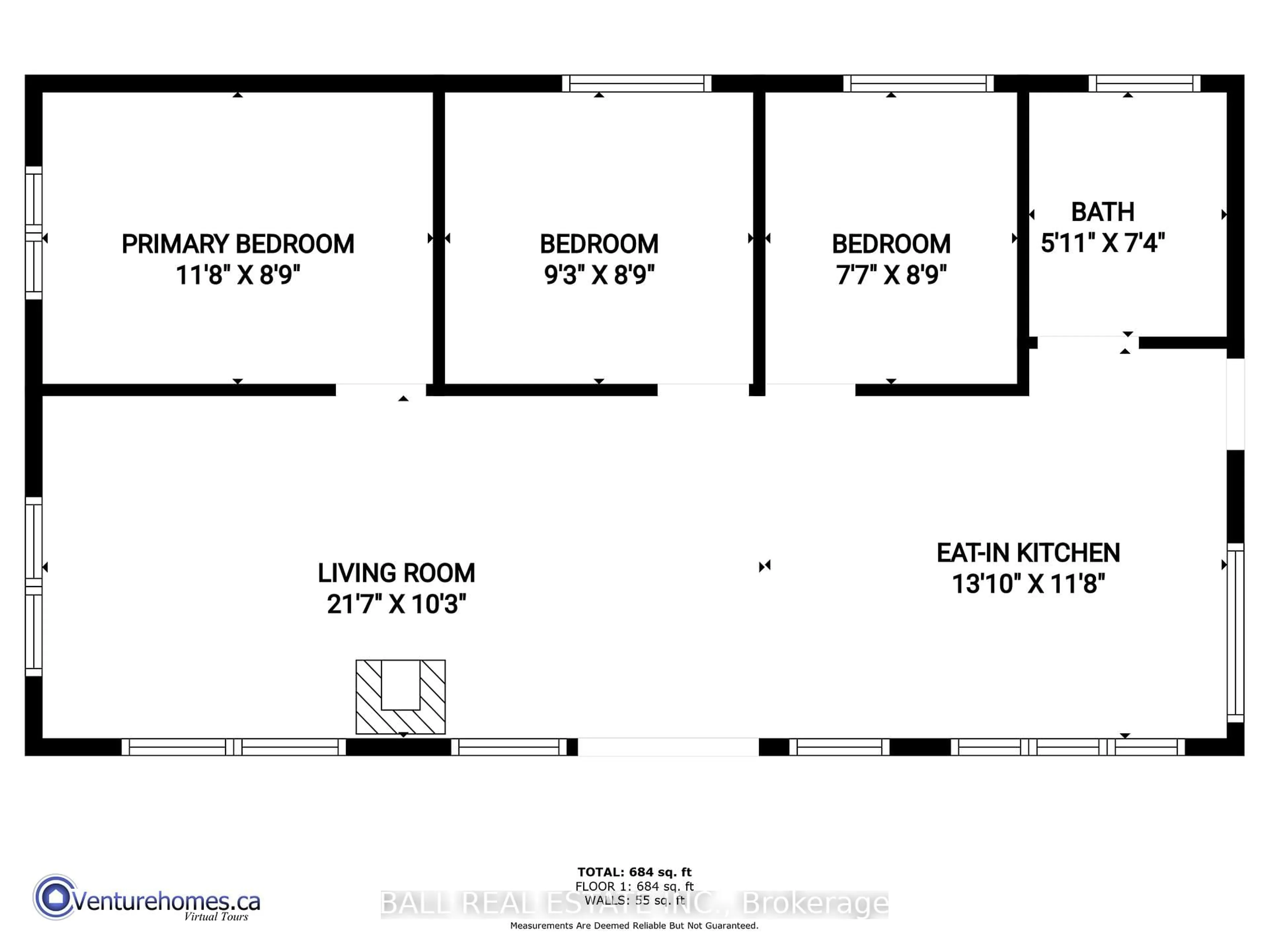 Floor plan for 4446 Is 107 Stoney Lake, North Kawartha Ontario K0L 2H0