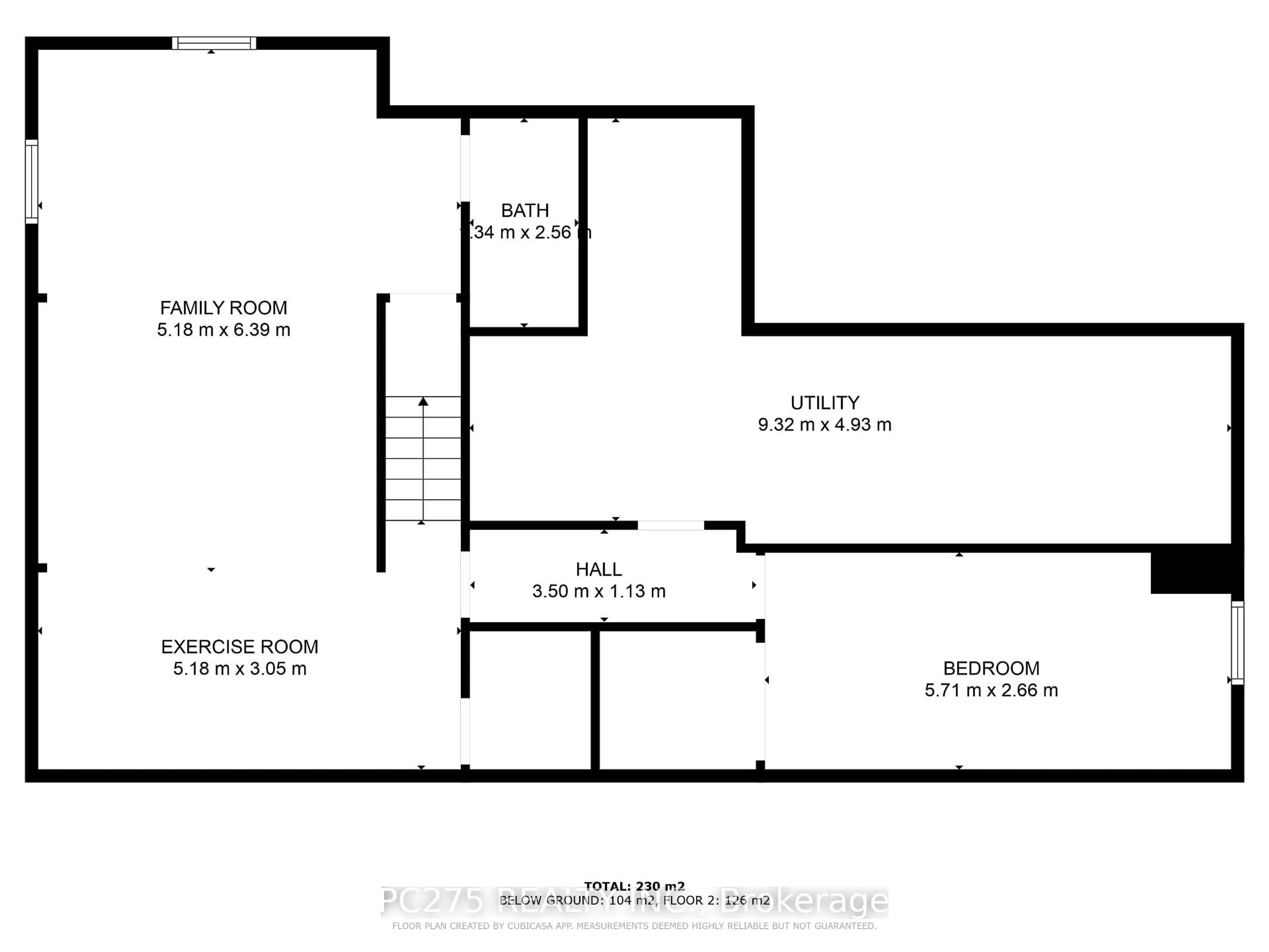Floor plan for 110 Bow St, London East Ontario N5V 1B1
