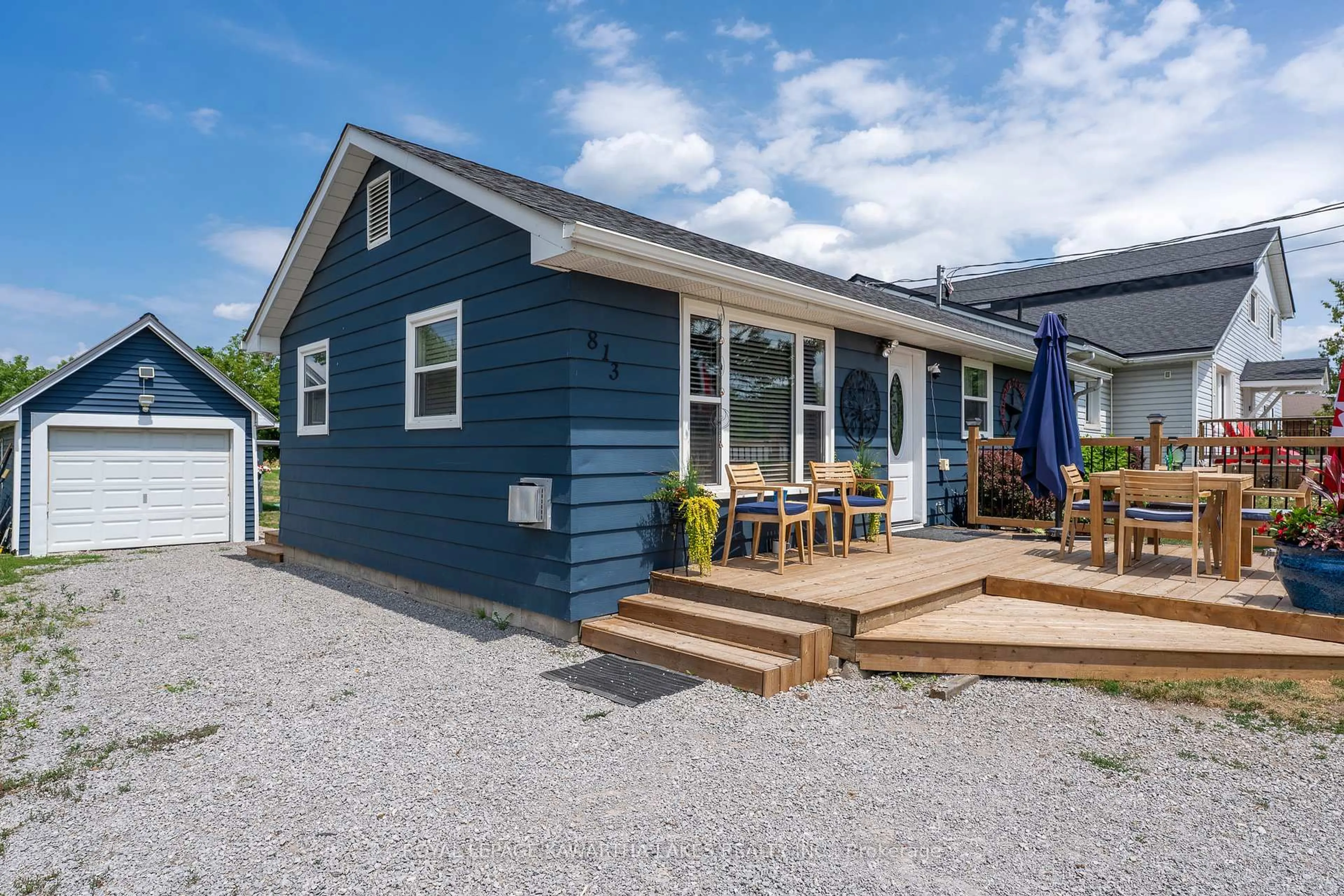 Home with vinyl exterior material, street for 813 County Road 121 Rd, Kawartha Lakes Ontario K0M 1N0