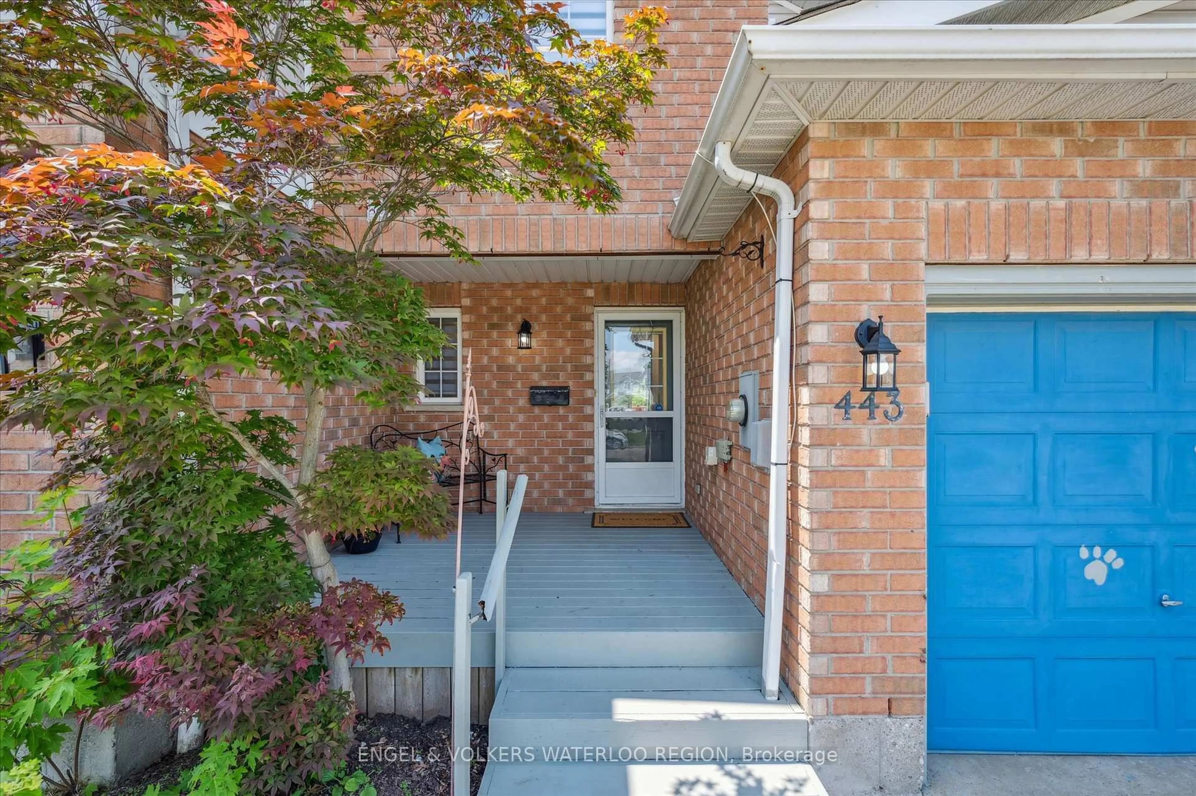 Home with brick exterior material, street for 443 Laurel Gate Dr, Waterloo Ontario N2T 2S5