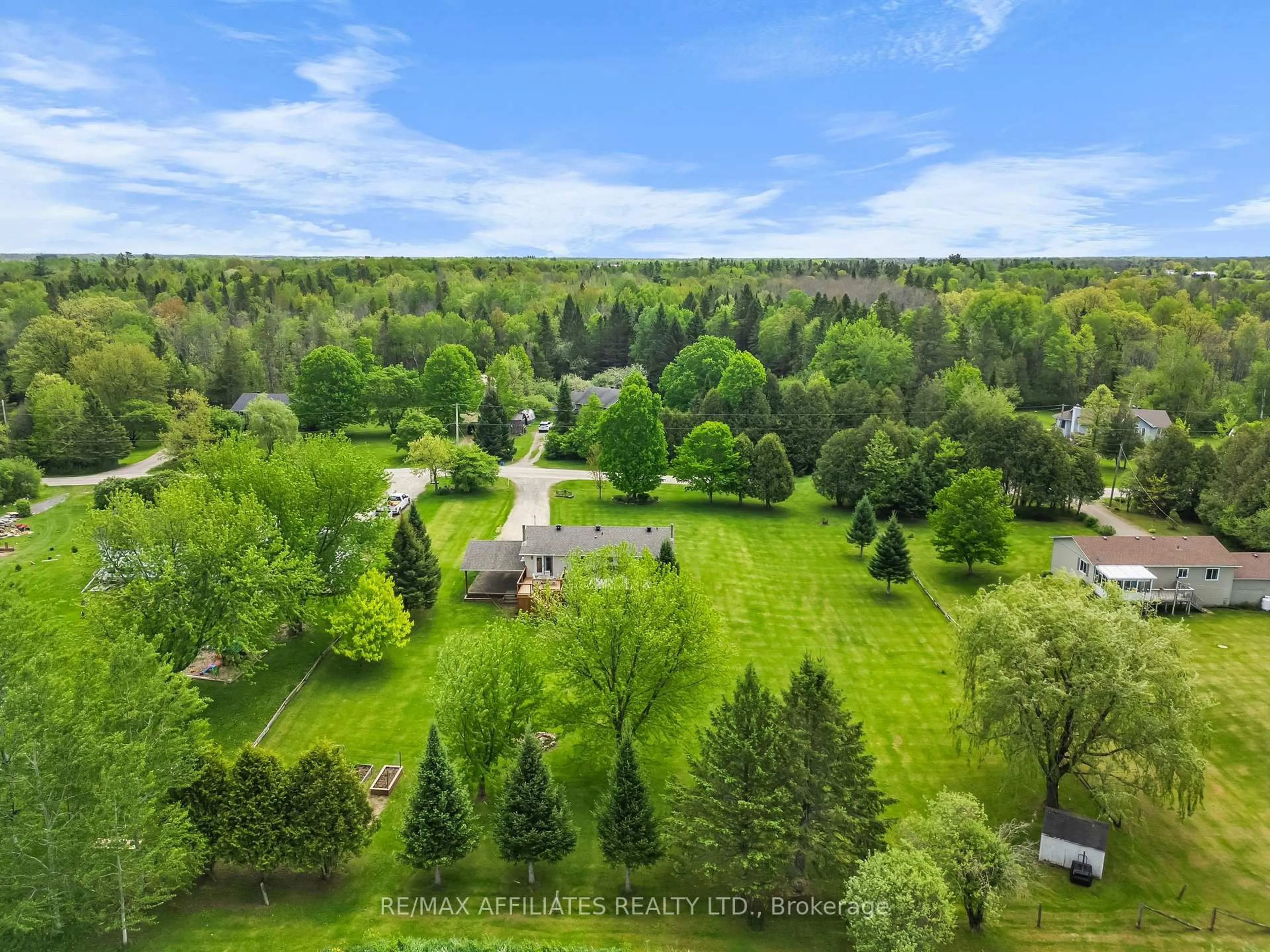 A pic from outside/outdoor area/front of a property/back of a property/a pic from drone, forest/trees view for 1478 Drummond 6b Concession, Perth Ontario K7H 3C8