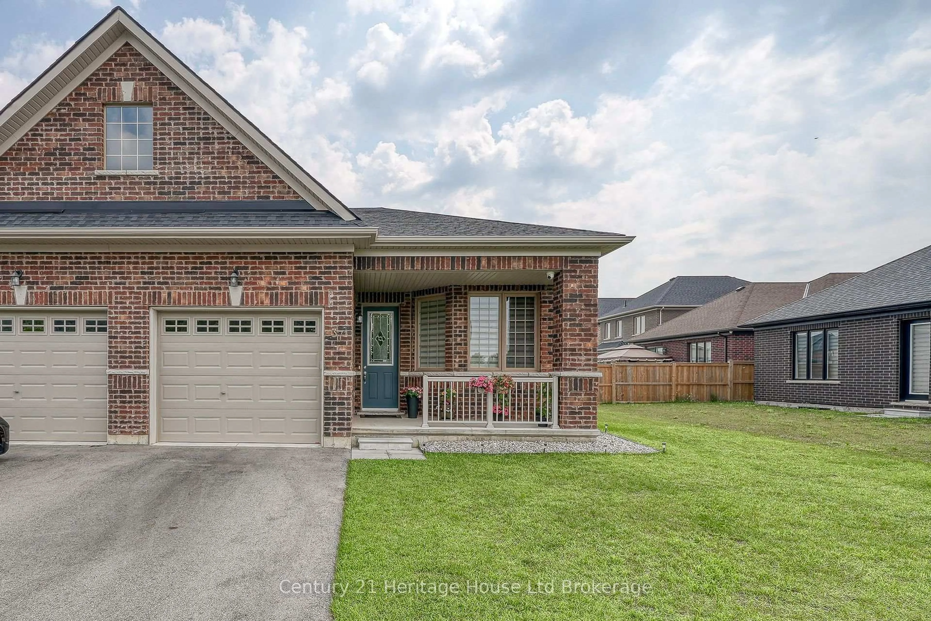 Home with brick exterior material, street for 37 Harvest Ave, Tillsonburg Ontario N4G 0H9