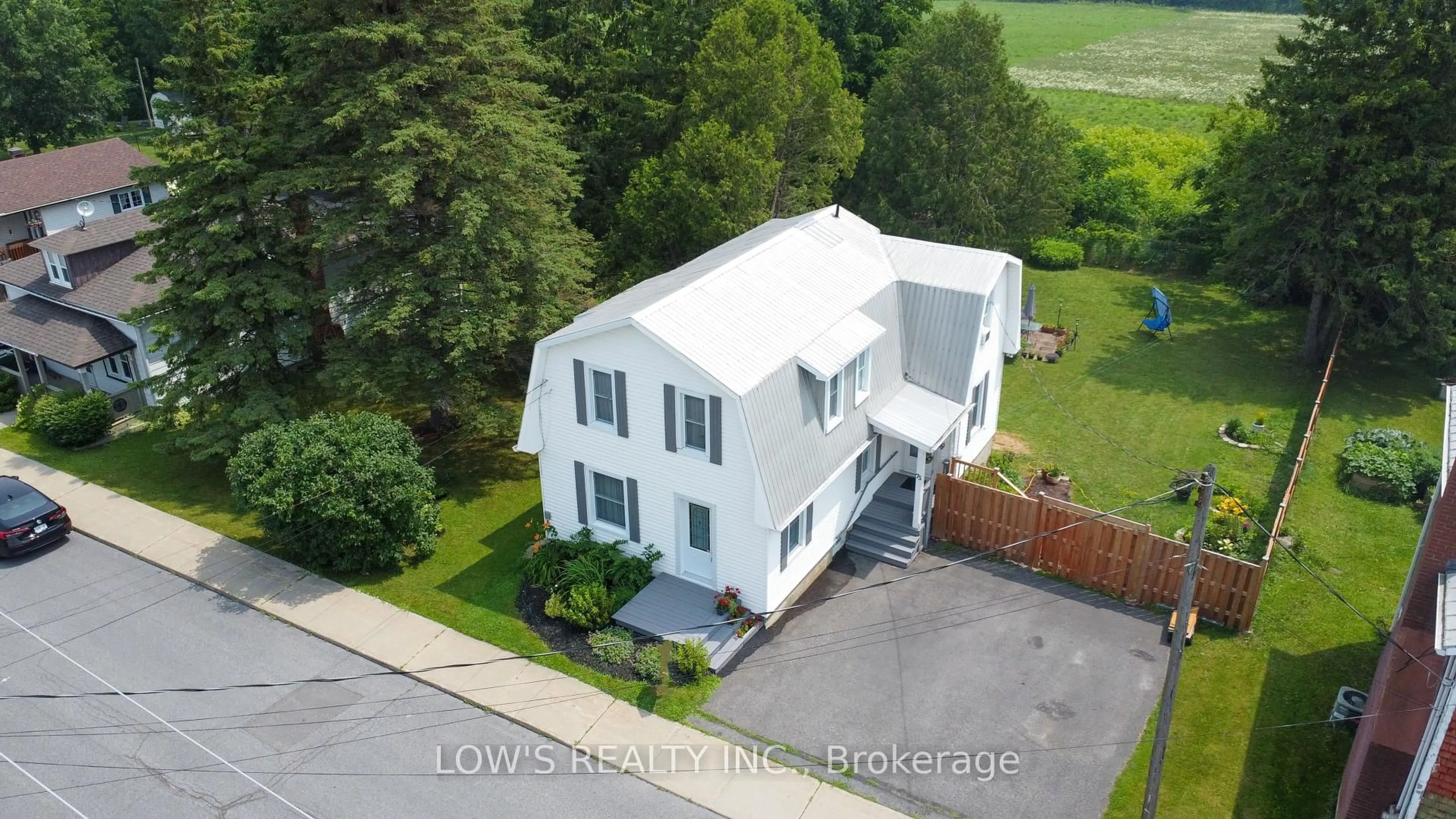 A pic from outside/outdoor area/front of a property/back of a property/a pic from drone, building for 75 Stanley Ave, Champlain Ontario K0B 1R0