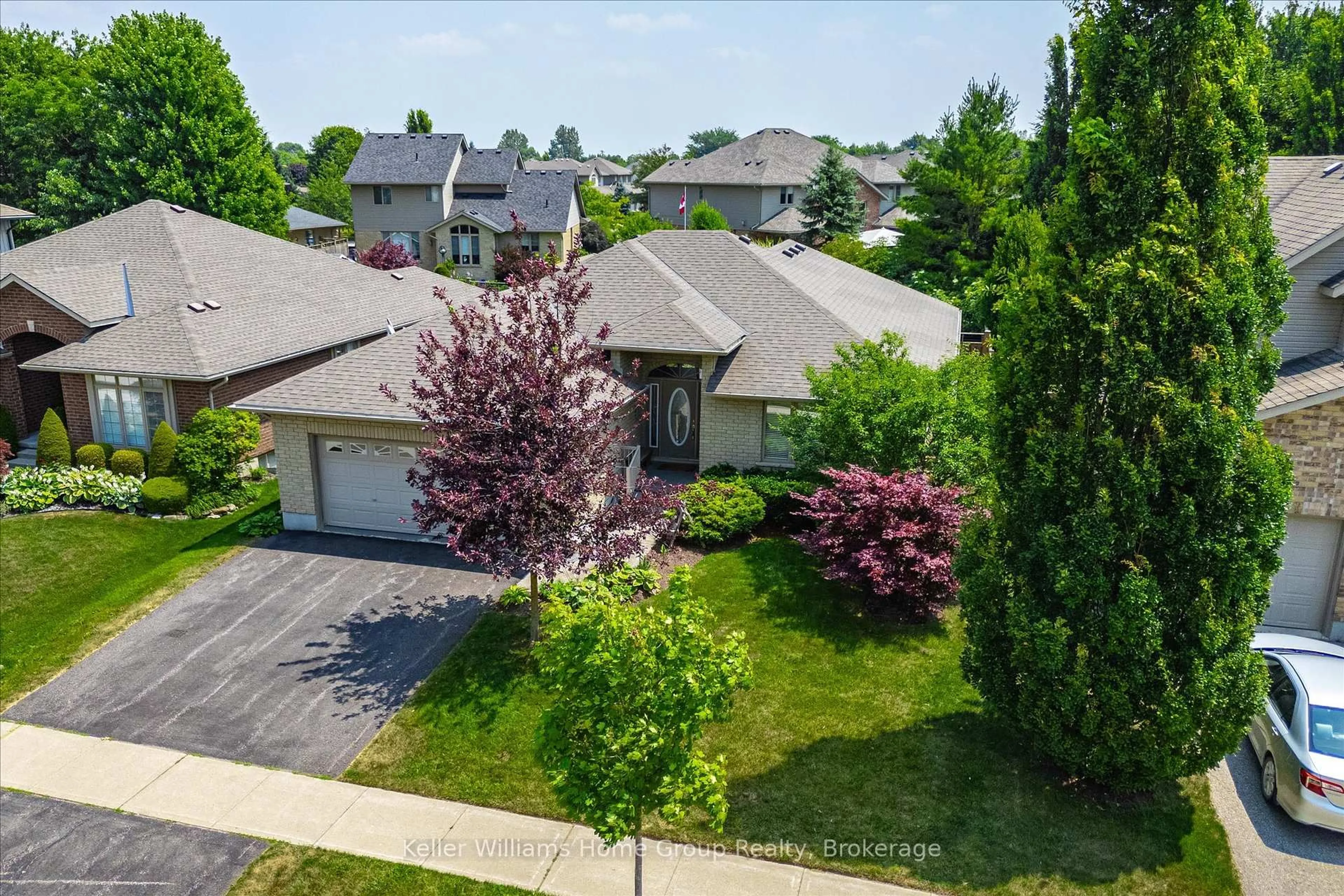 A pic from outside/outdoor area/front of a property/back of a property/a pic from drone, street for 63 Walser St, Centre Wellington Ontario N0B 1S0