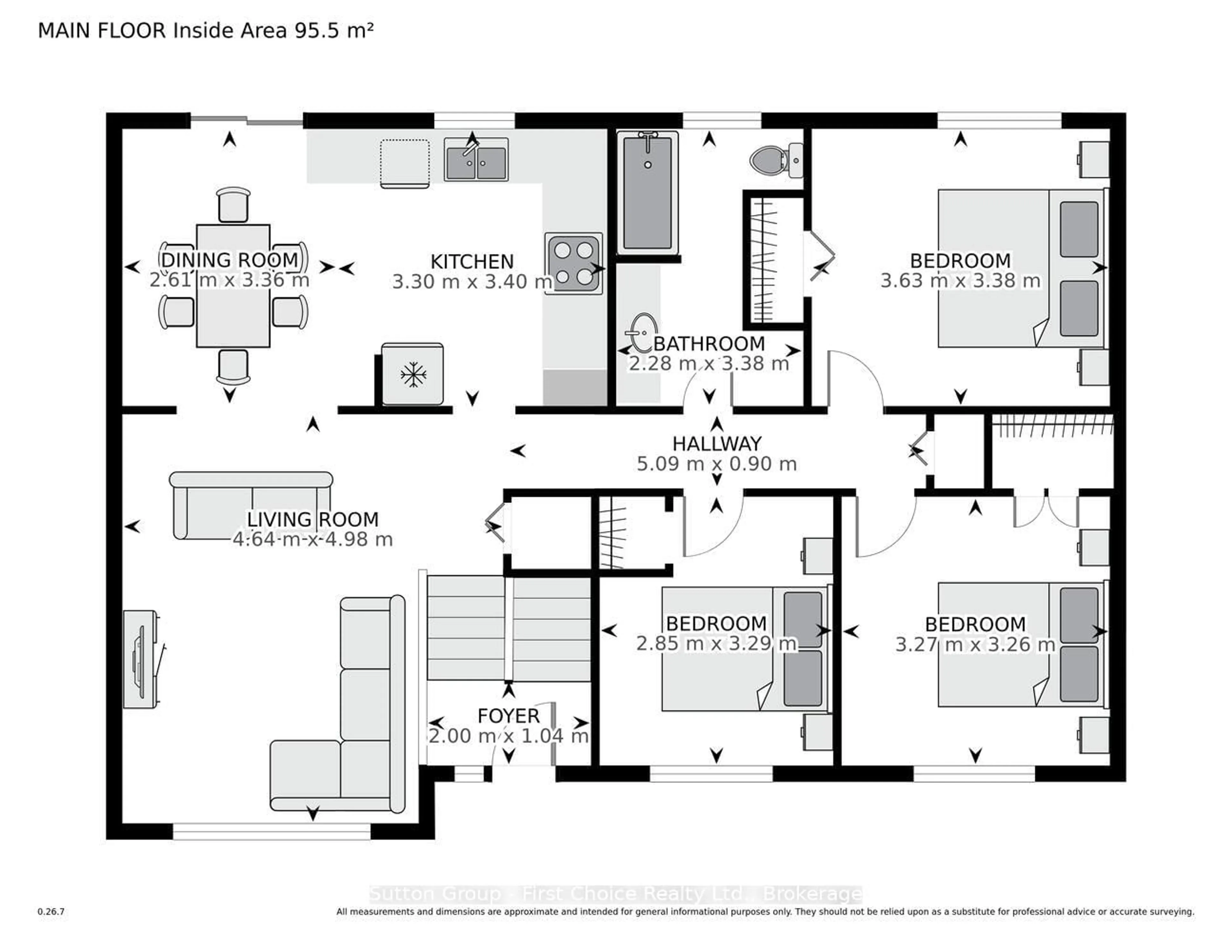 Floor plan for 49 Demille St, Stratford Ontario N4Z 1C5