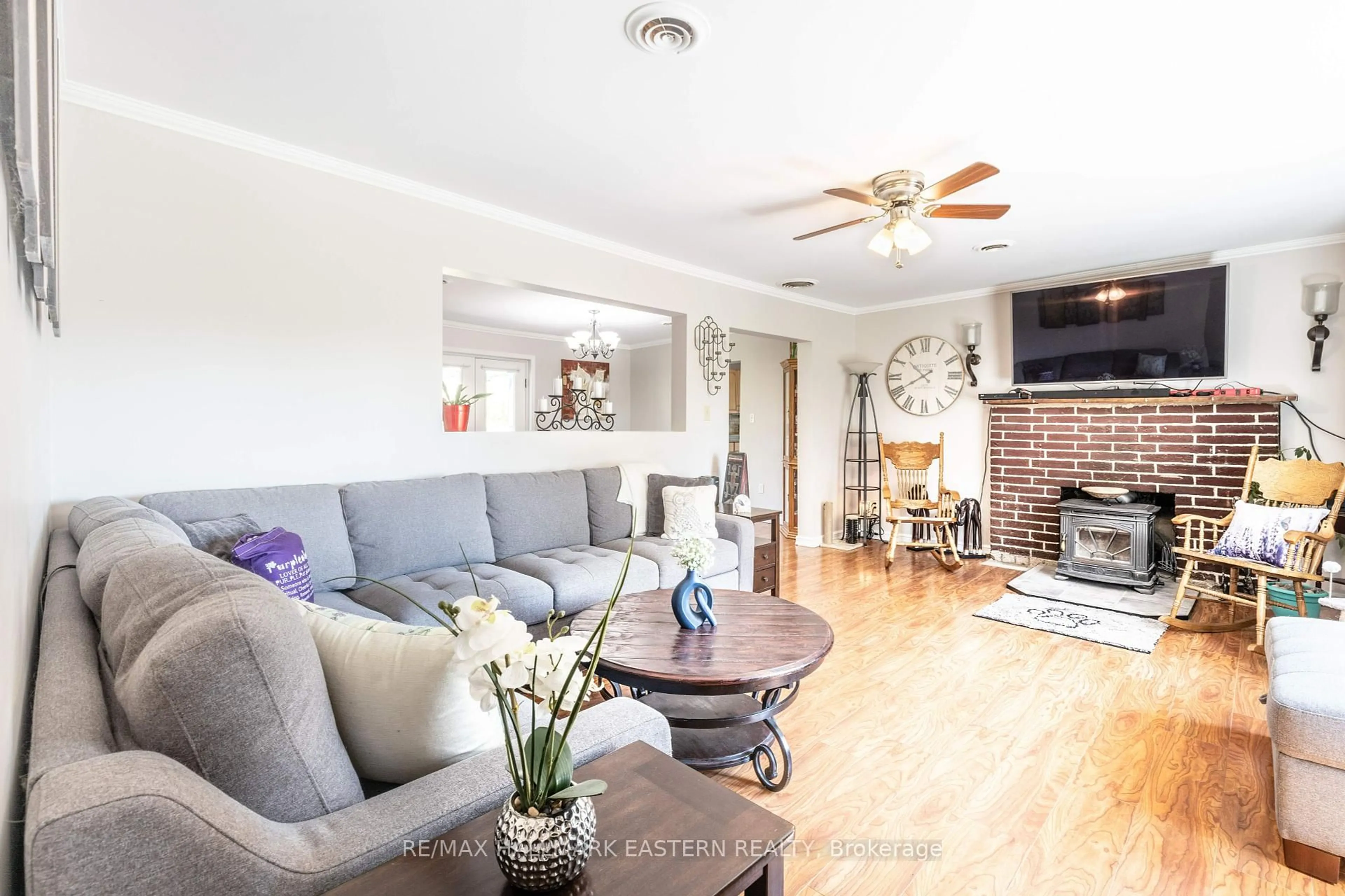 Living room with furniture, unknown for 4792 Hwy 7, Douro-Dummer Ontario K0L 2V0