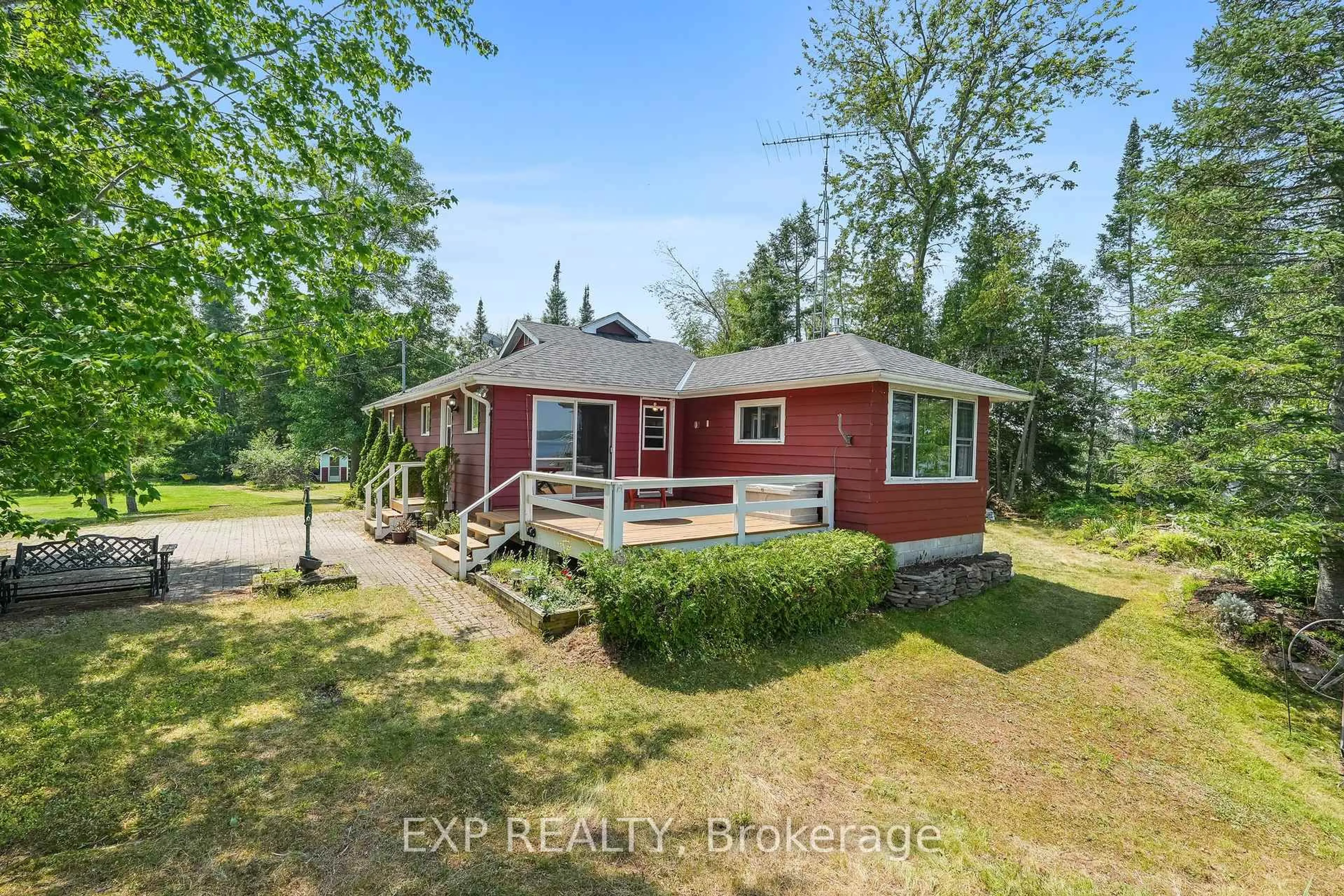 A pic from outside/outdoor area/front of a property/back of a property/a pic from drone, water/lake/river/ocean view for 161 Fire Route 53, Havelock-Belmont-Methuen Ontario K0L 1Z0