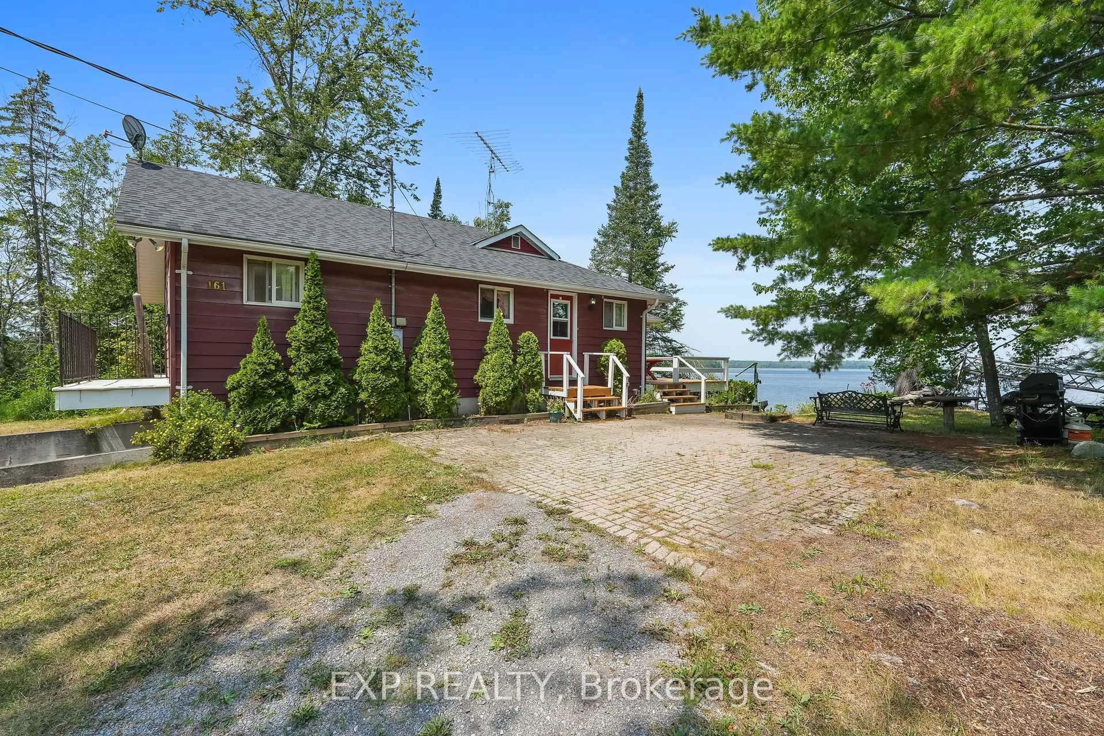 A pic from outside/outdoor area/front of a property/back of a property/a pic from drone, water/lake/river/ocean view for 161 Fire Route 53, Havelock-Belmont-Methuen Ontario K0L 1Z0