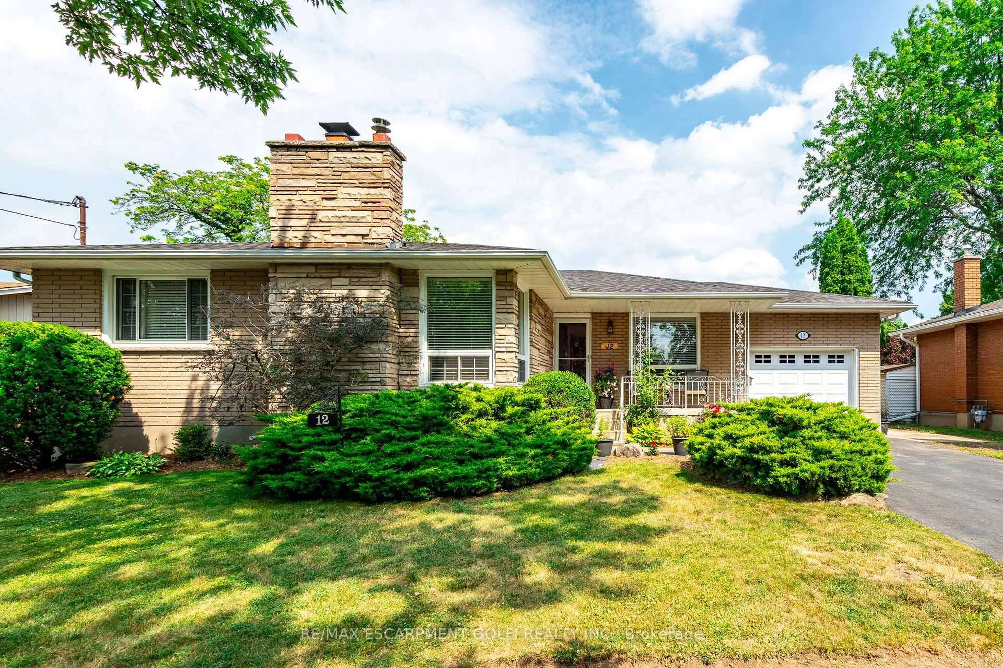 Home with brick exterior material, street for 12 Viking Dr, St. Catharines Ontario L2M 2V3