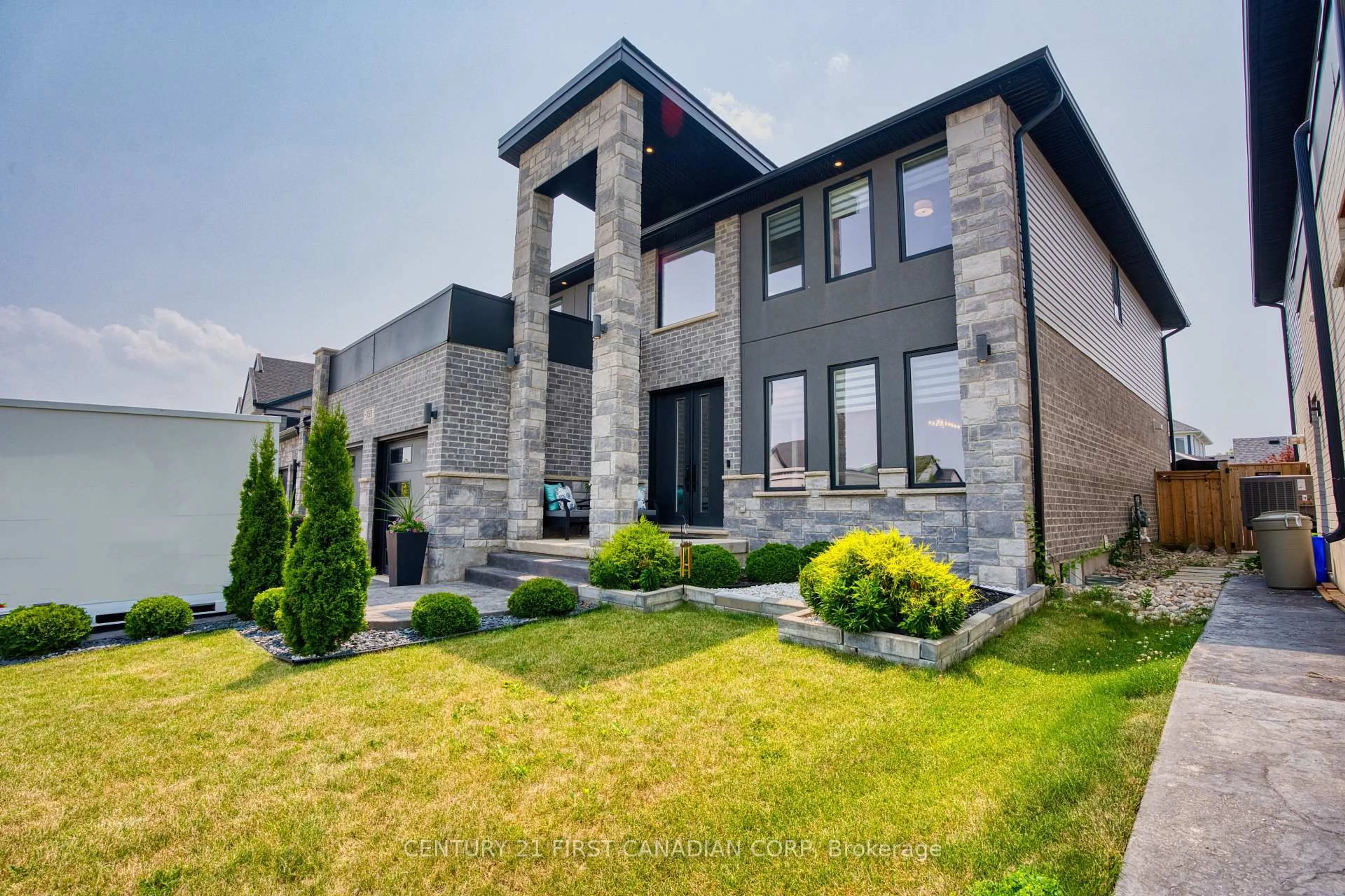 Home with brick exterior material, street for 3313 Mersea St, London South Ontario N6P 0G2