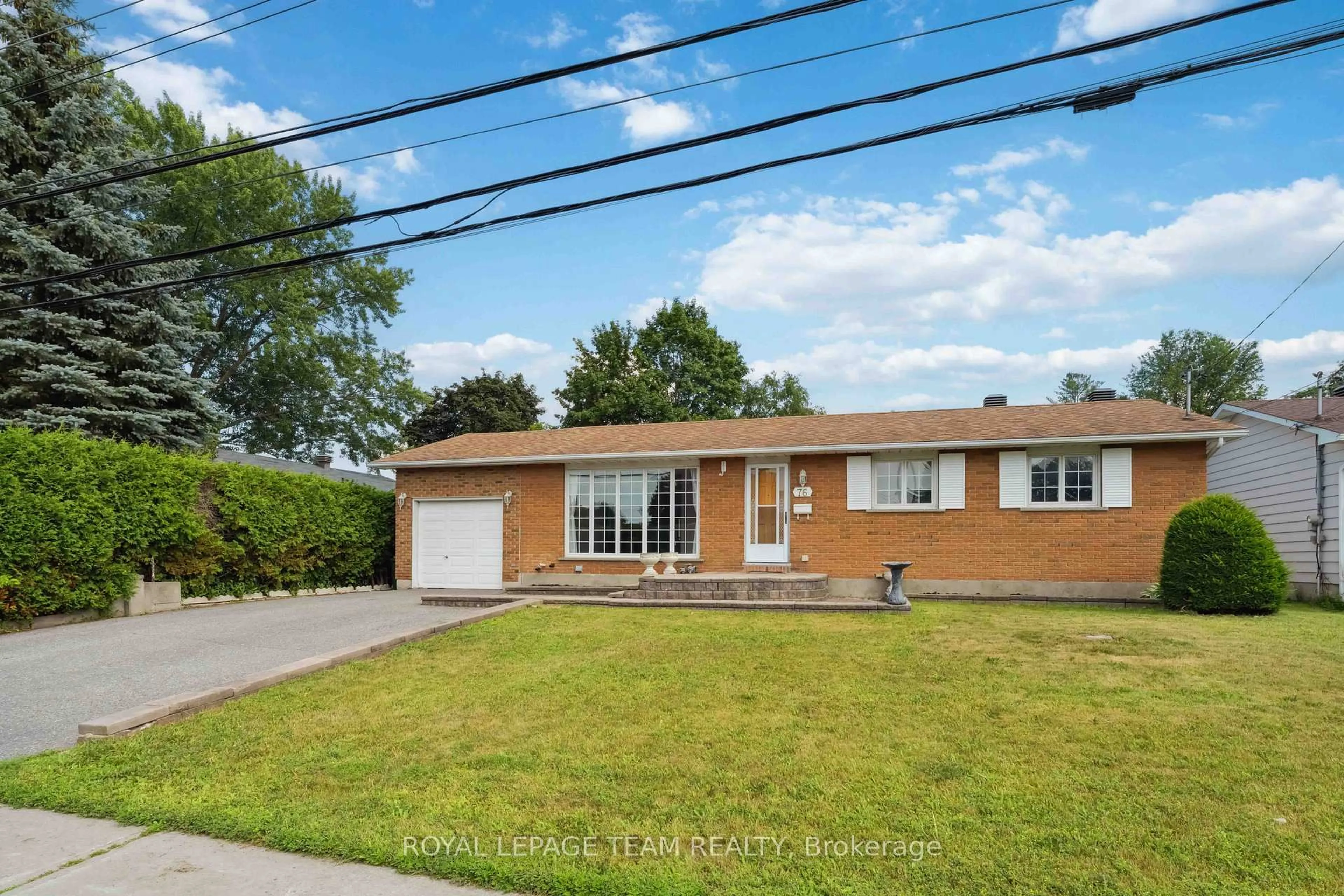 Home with brick exterior material, street for 76 Knoxdale Rd, Ottawa Ontario K2G 1A6
