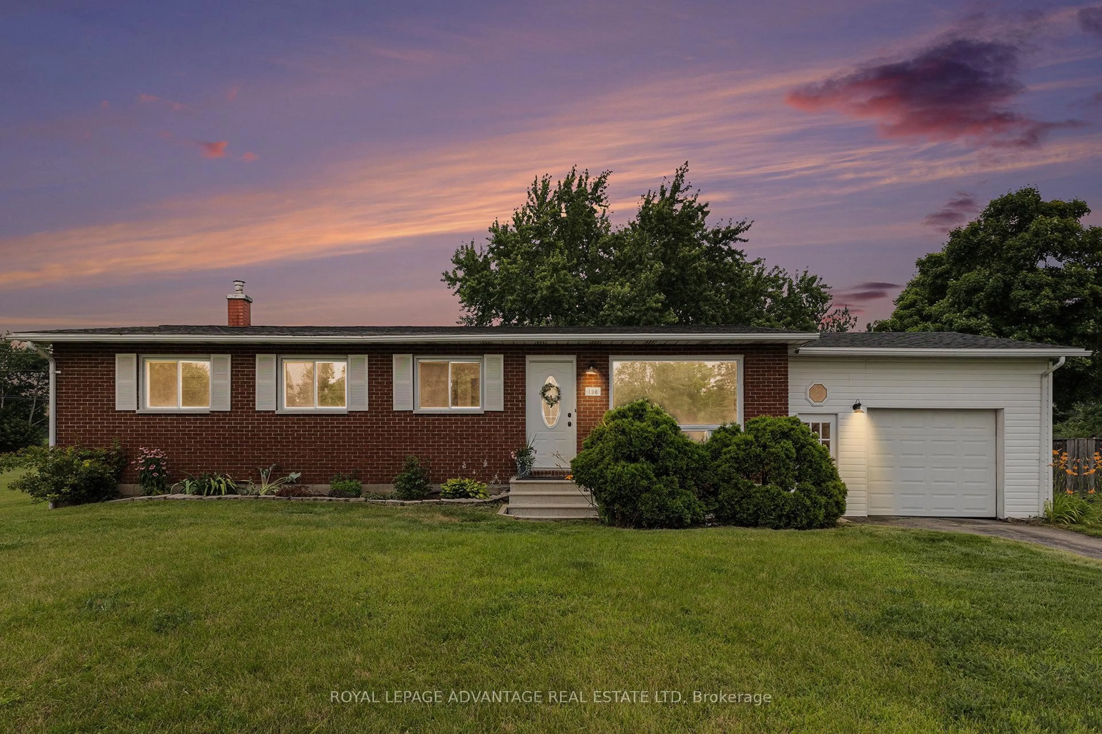 Home with vinyl exterior material, street for 136 STAMFORD Dr, Perth Ontario K7H 1A5