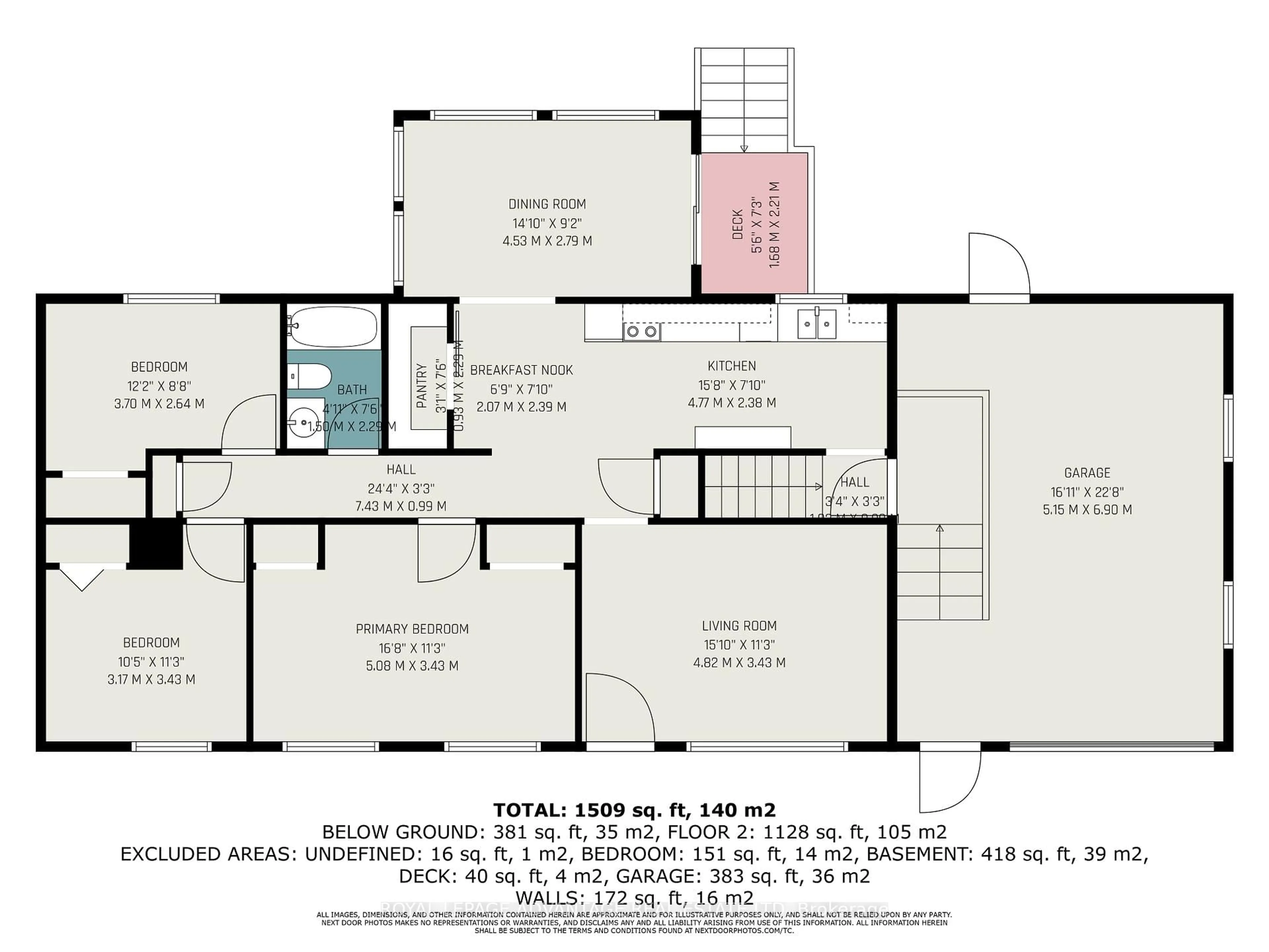 Floor plan for 136 STAMFORD Dr, Perth Ontario K7H 1A5