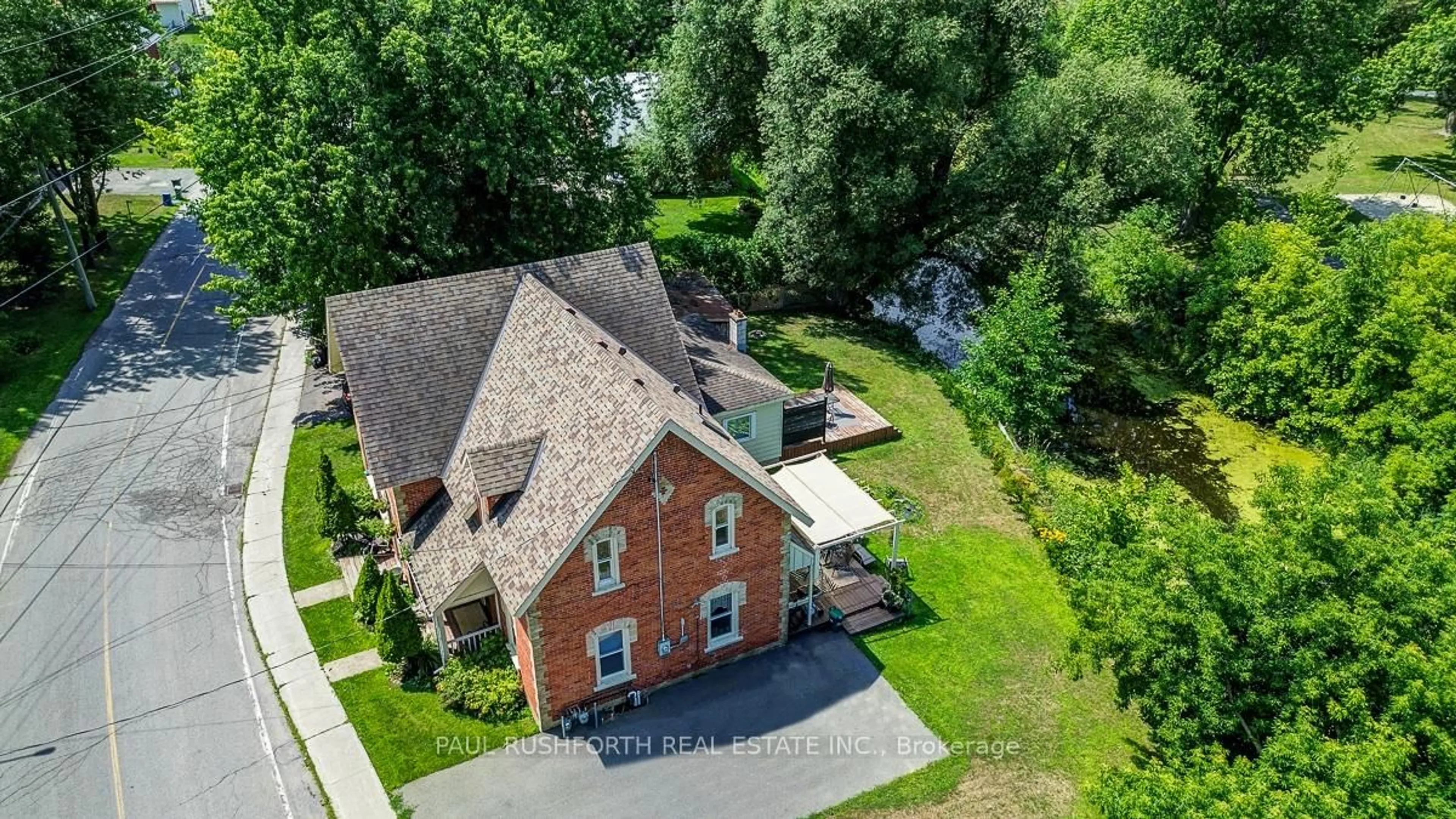 A pic from outside/outdoor area/front of a property/back of a property/a pic from drone, street for 2343 Church St, North Gower Ontario K0A 2T0