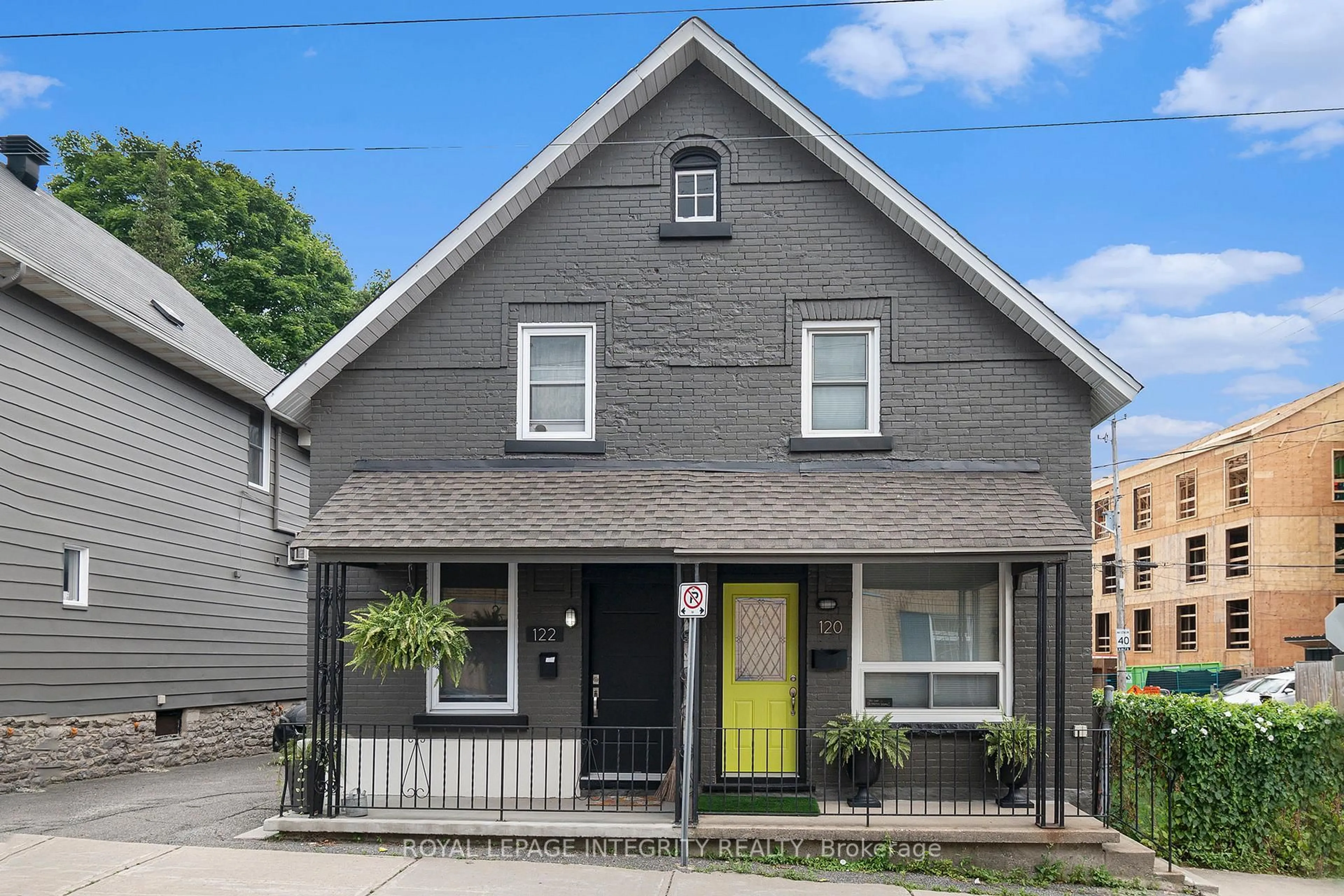 Home with vinyl exterior material, street for 120 Stirling Ave, Ottawa Ontario K1Y 1R3