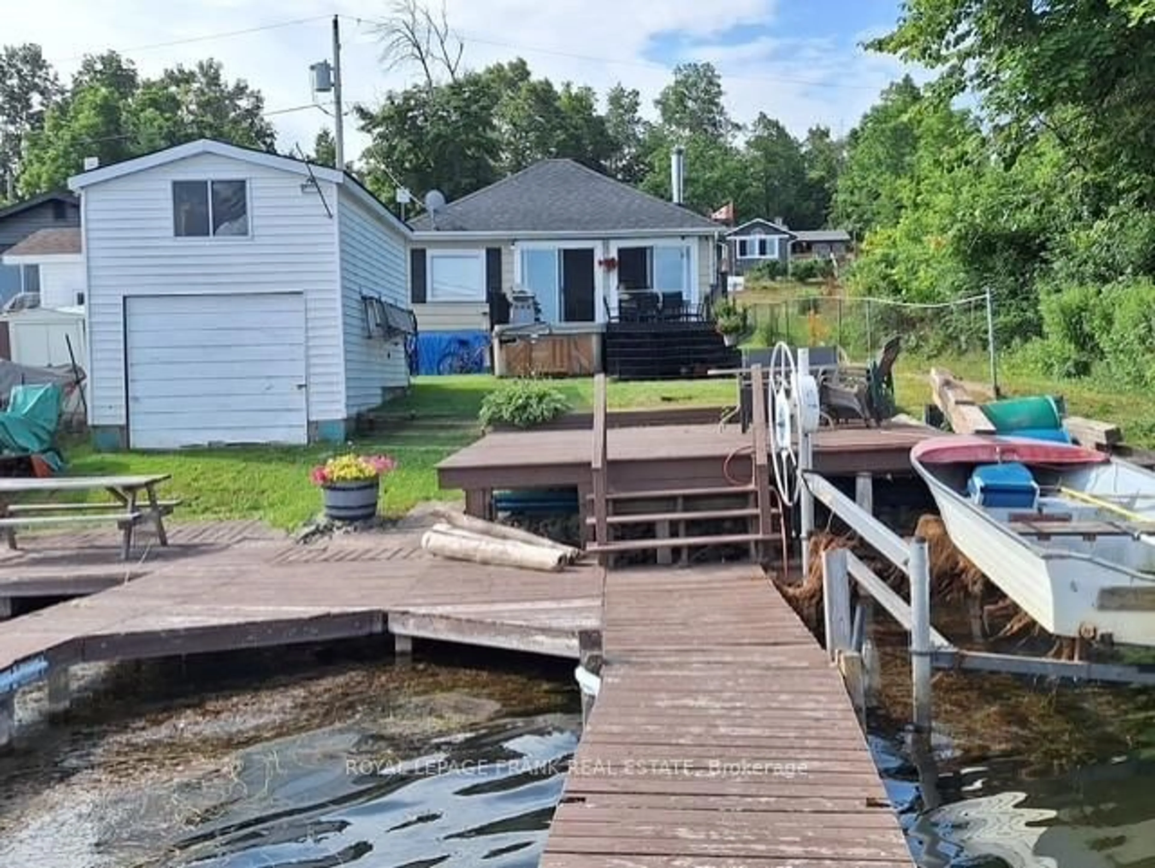 A pic from outside/outdoor area/front of a property/back of a property/a pic from drone, water/lake/river/ocean view for 6108 Curtis Point Rd #17, Alnwick/Haldimand Ontario K0K 2X0