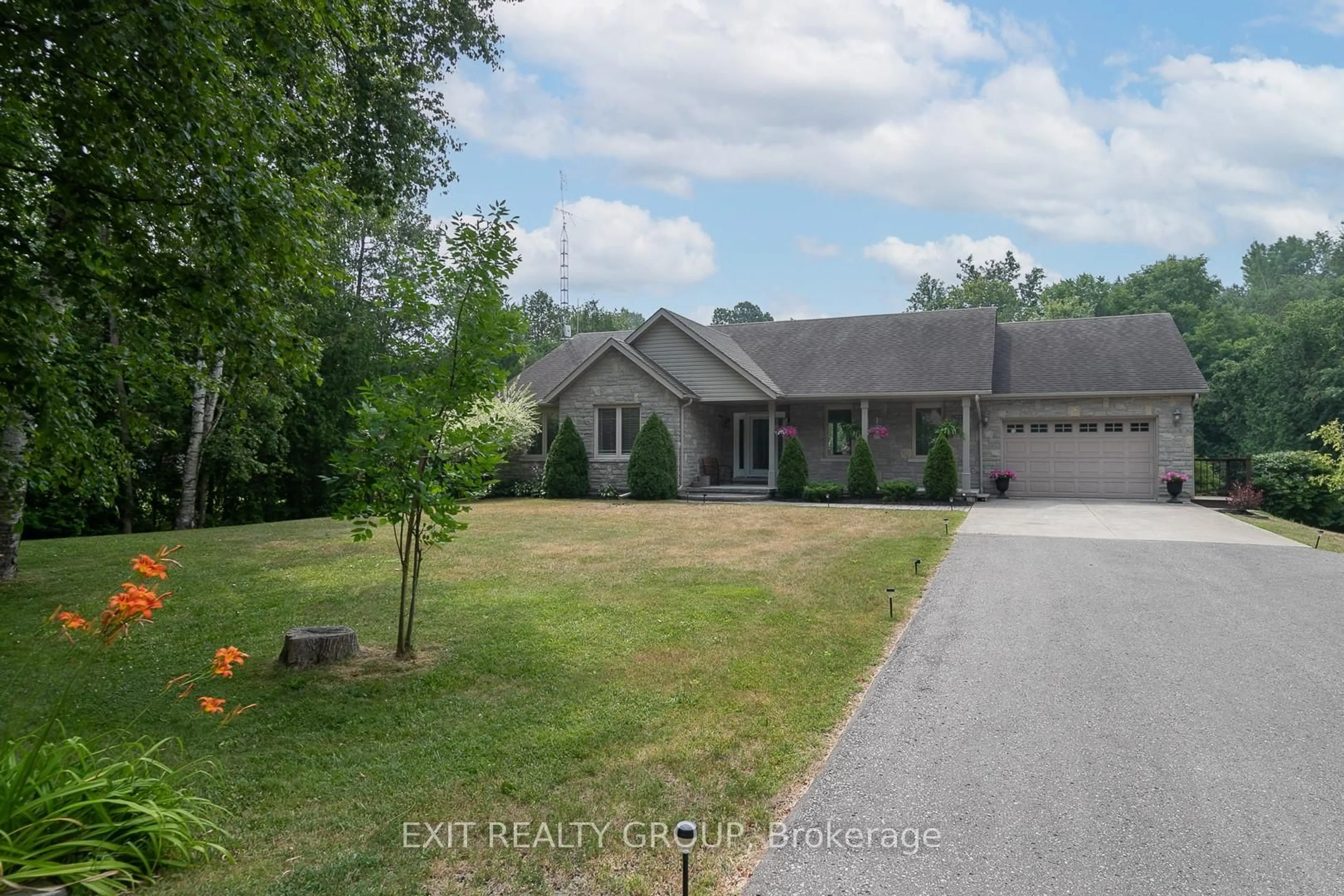 A pic from outside/outdoor area/front of a property/back of a property/a pic from drone, street for 16845 Telephone Rd, Ingleside Ontario K8V 5P4