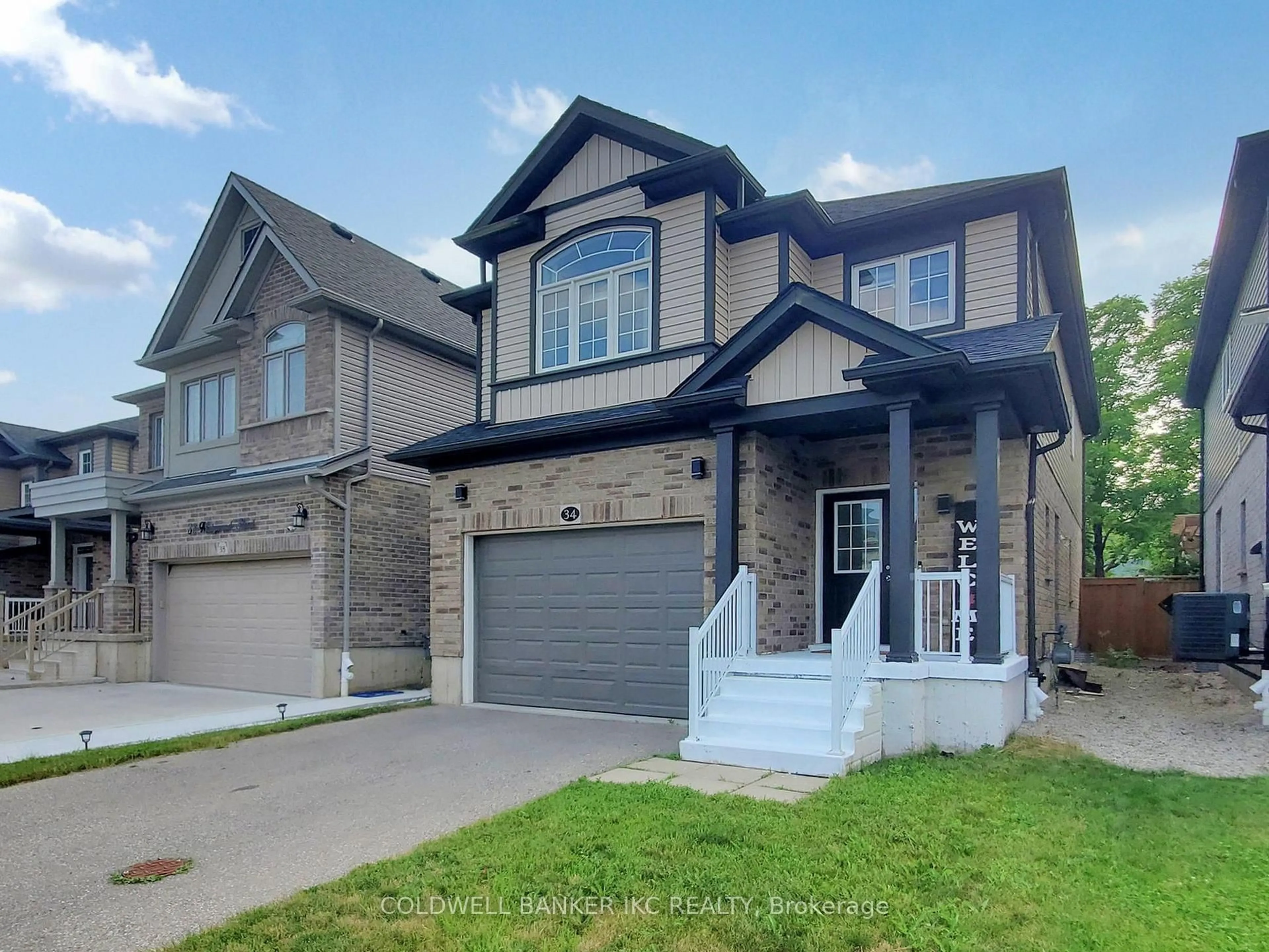 Home with brick exterior material, street for 34 Mistywood St, Kitchener Ontario N2P 0E7