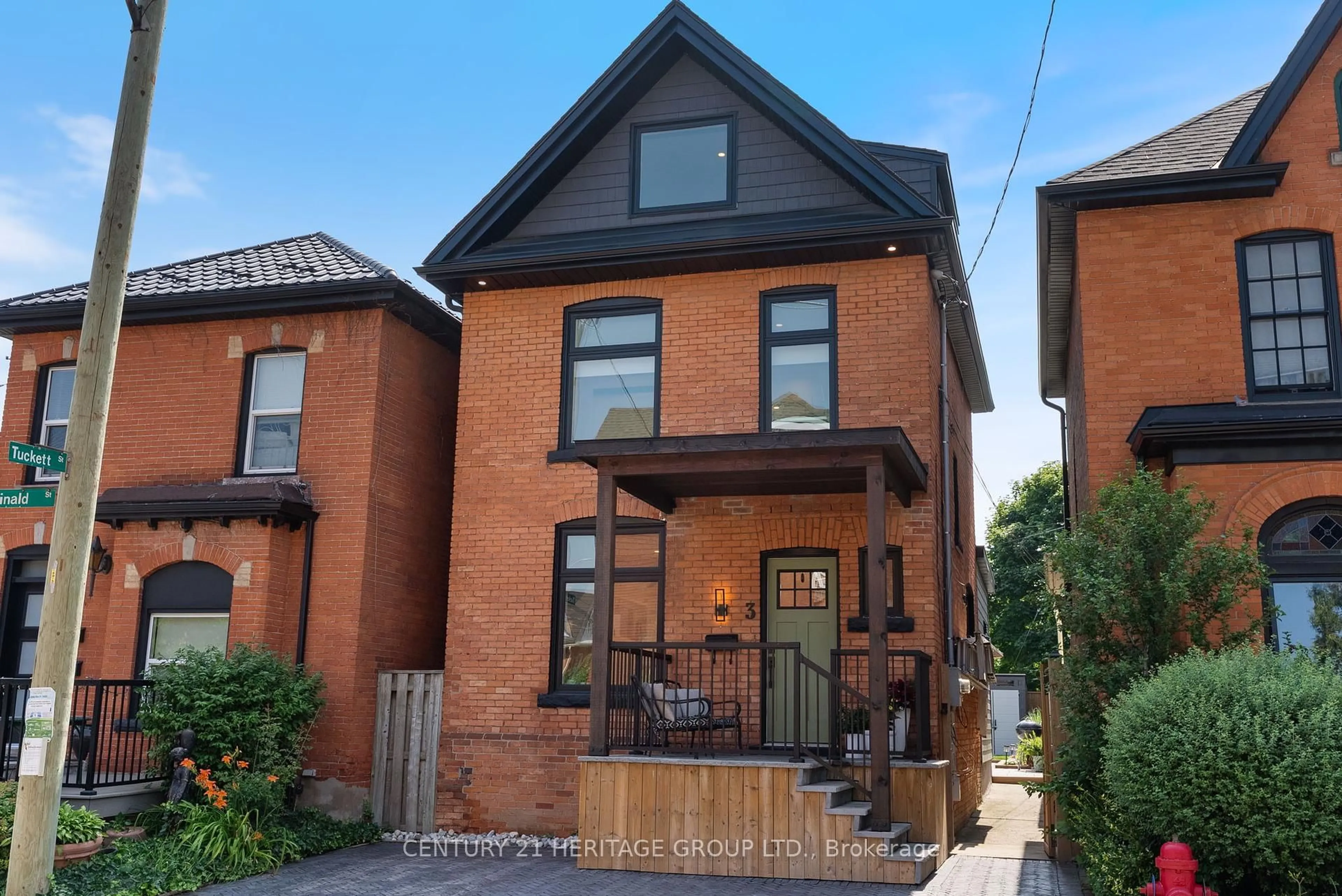 Home with brick exterior material, street for 3 Reginald St, Hamilton Ontario L8P 3X8