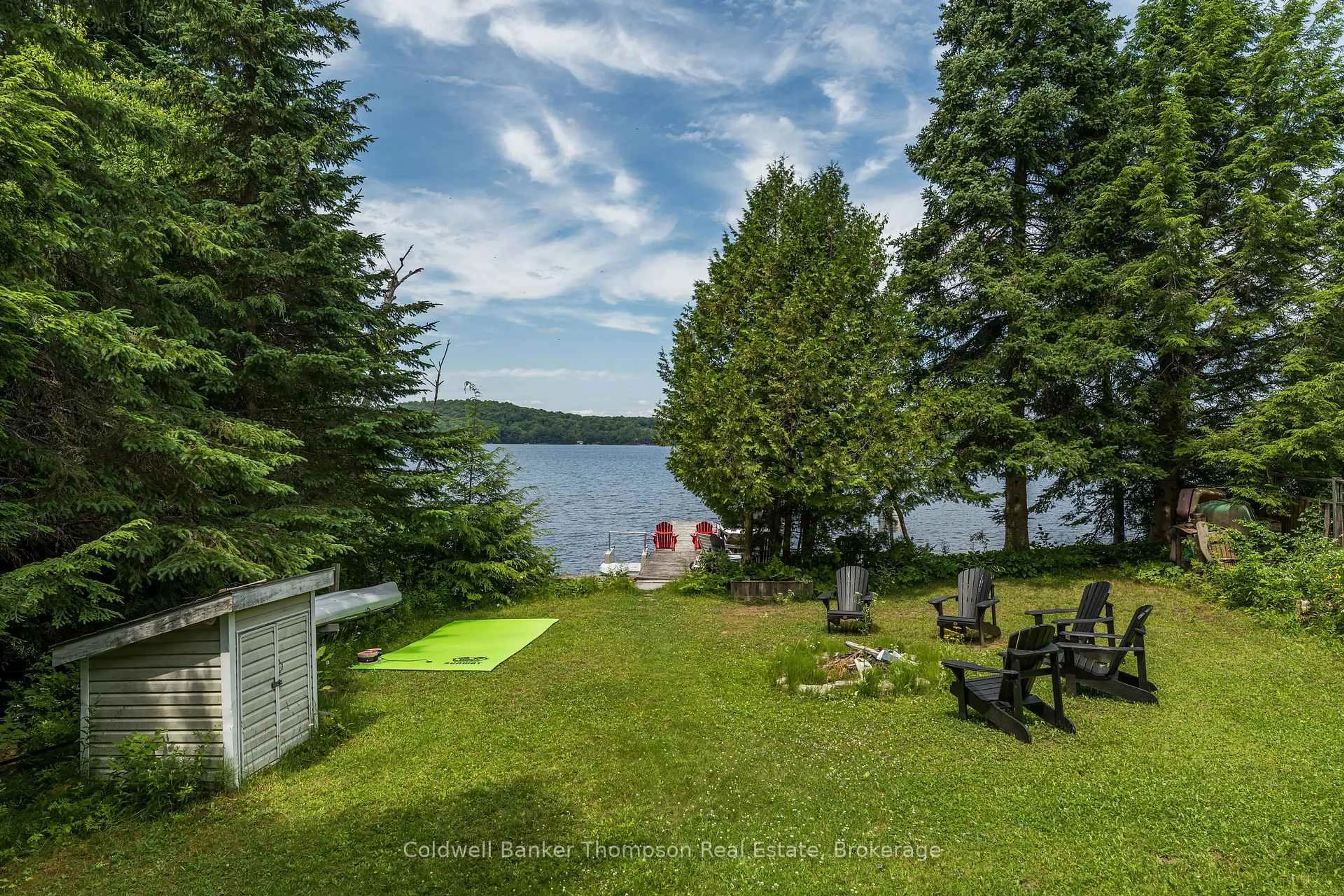 Patio, water/lake/river/ocean view for 1378 Old Hwy 117, Lake of Bays Ontario P0B 1A0