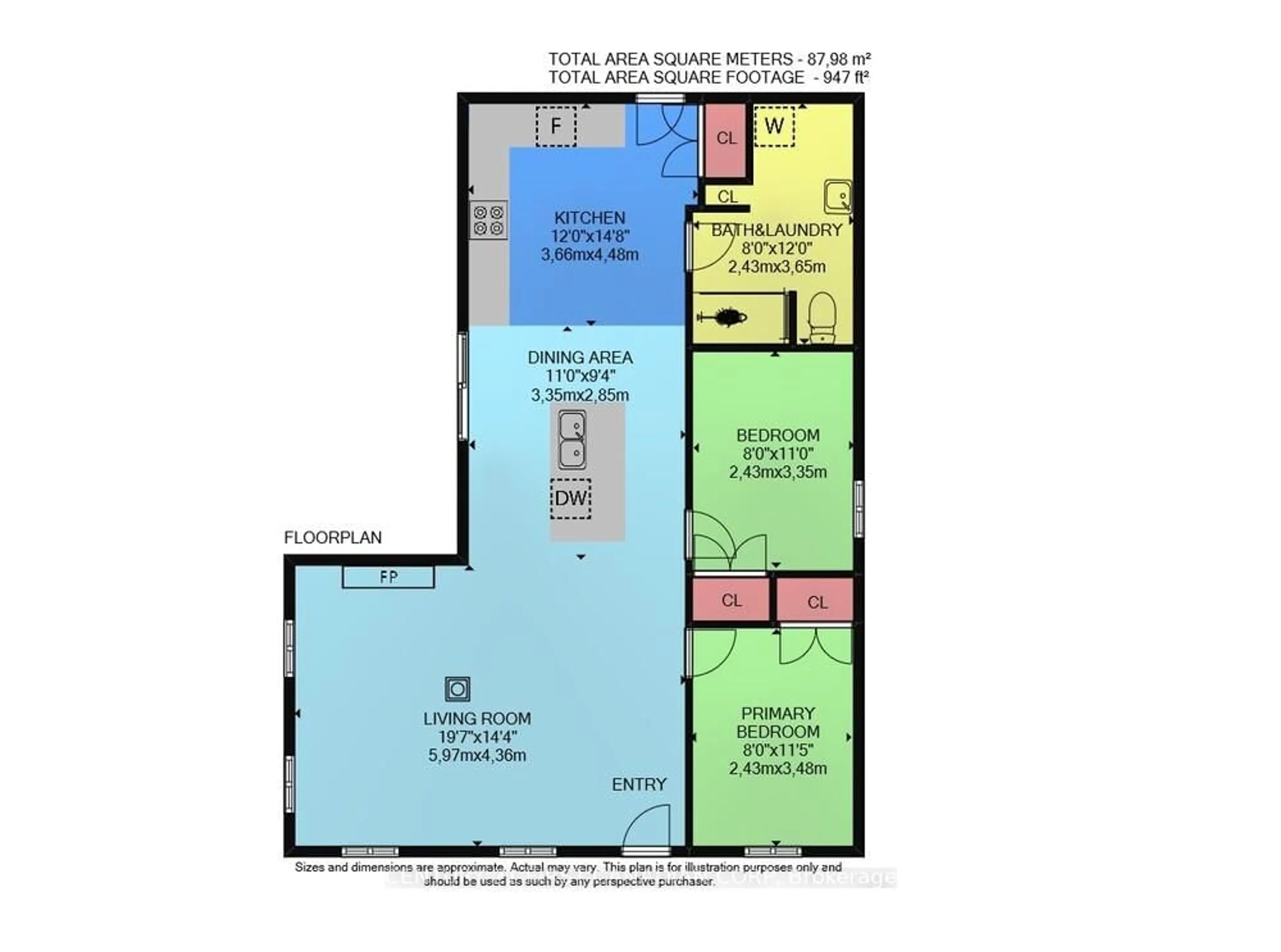 Floor plan for 134 Maud St, Central Elgin Ontario N5L 1C9