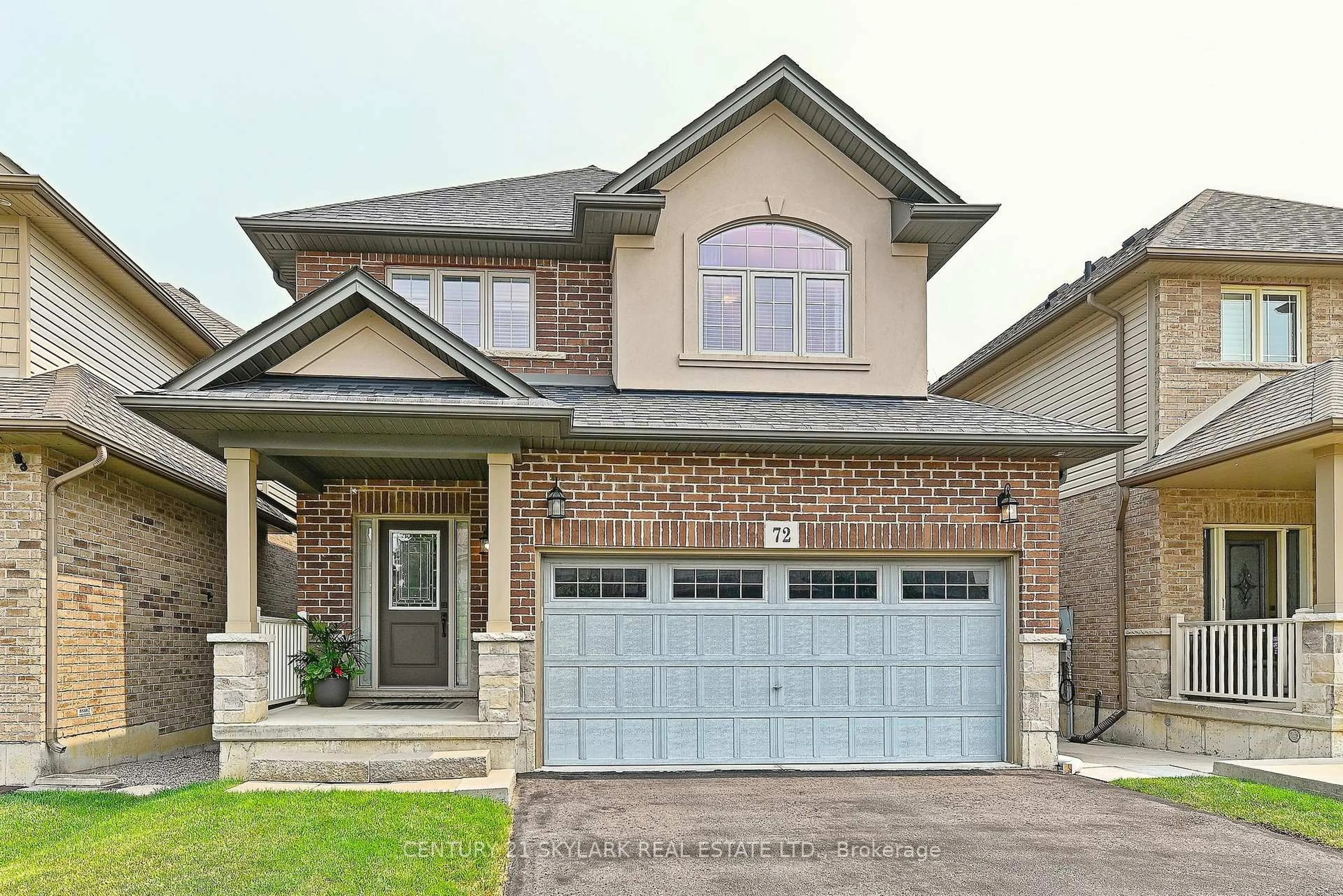 Home with brick exterior material, street for 72 Winslow Way, Hamilton Ontario L8J 0G9
