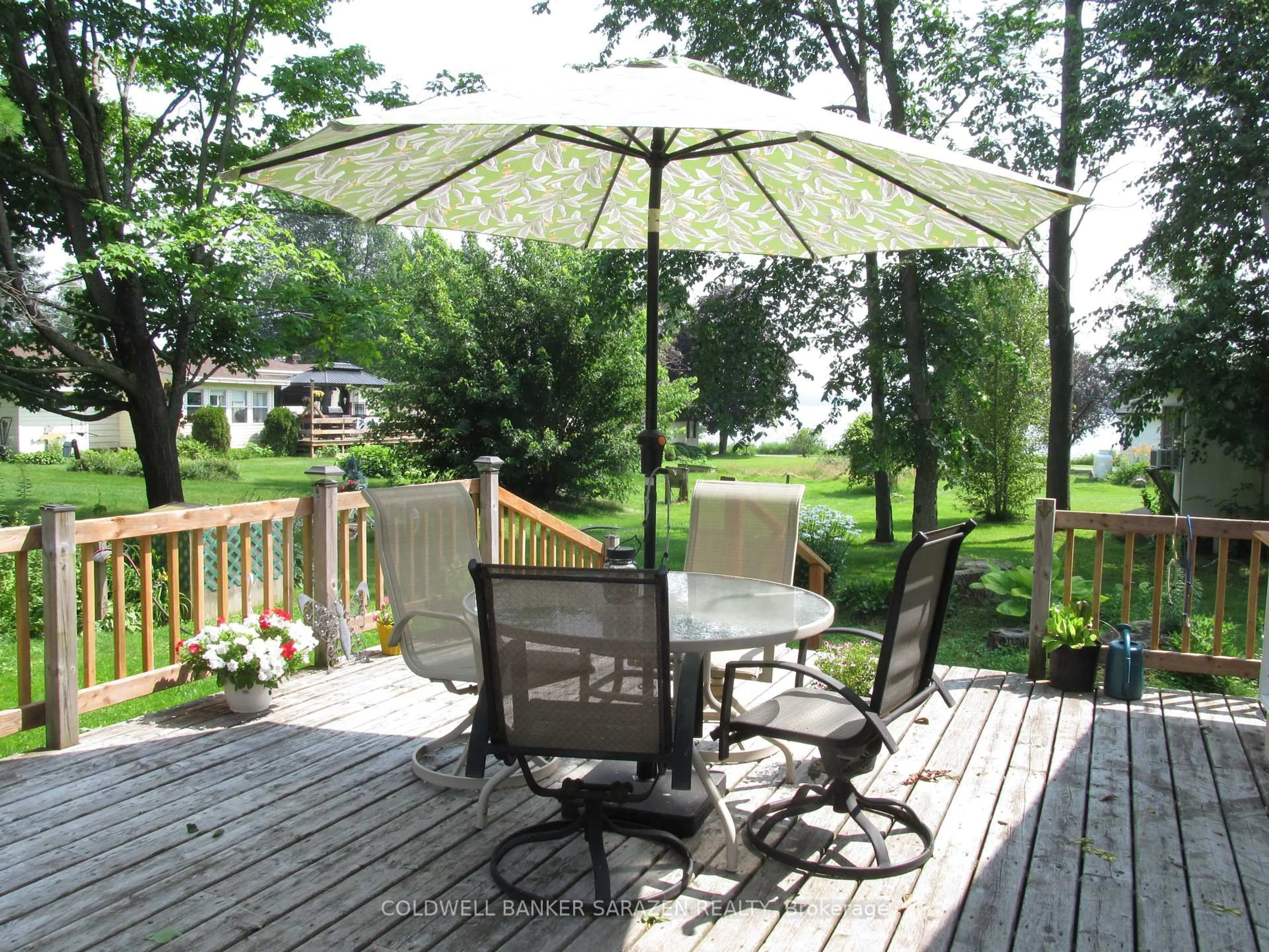 Patio, water/lake/river/ocean view for 31 Lakefront Lane, White Lake Ontario K0A 3L0