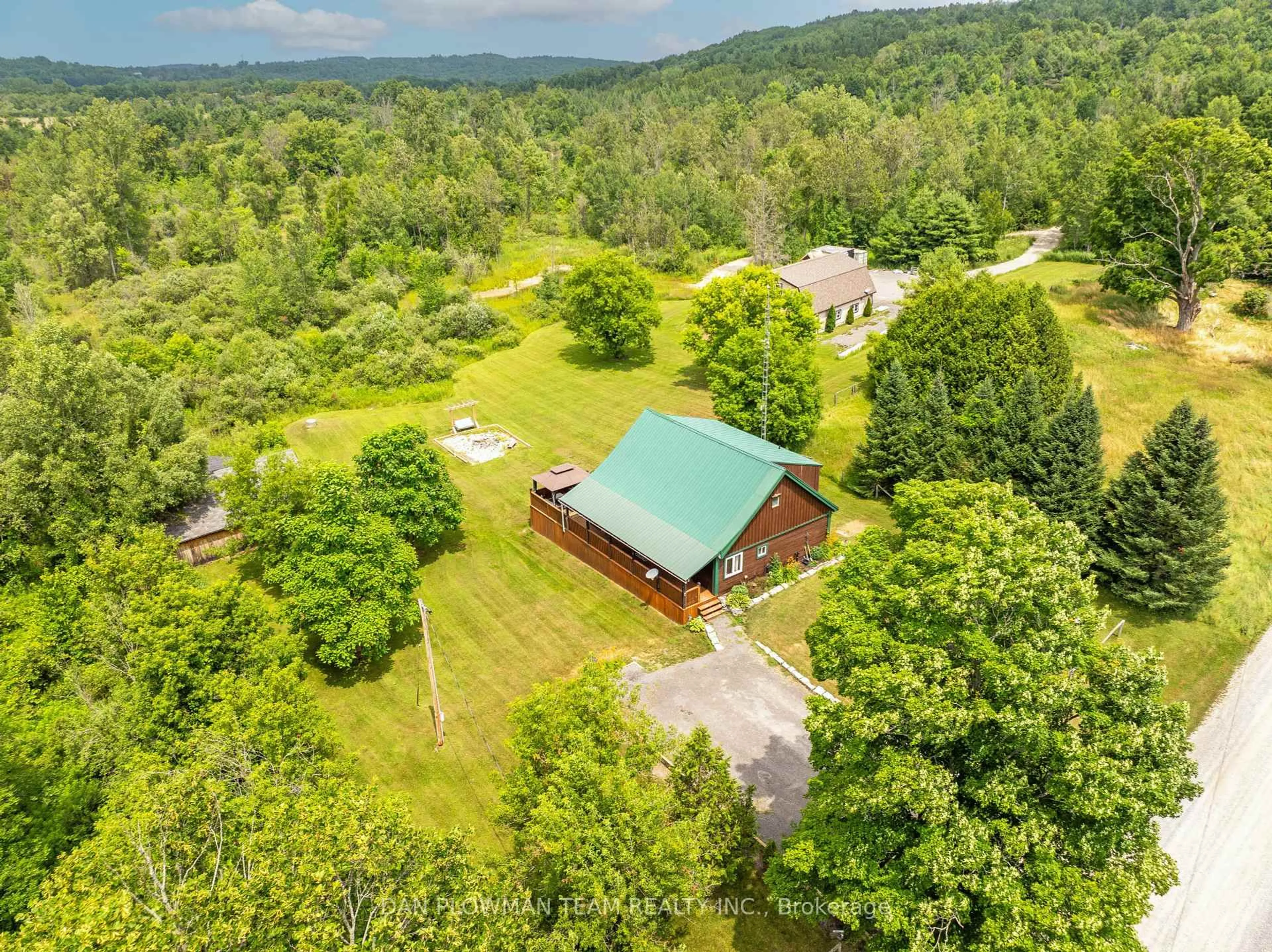 A pic from outside/outdoor area/front of a property/back of a property/a pic from drone, forest/trees view for 552 Mitchell Rd, Cramahe Ontario K0K 3K0