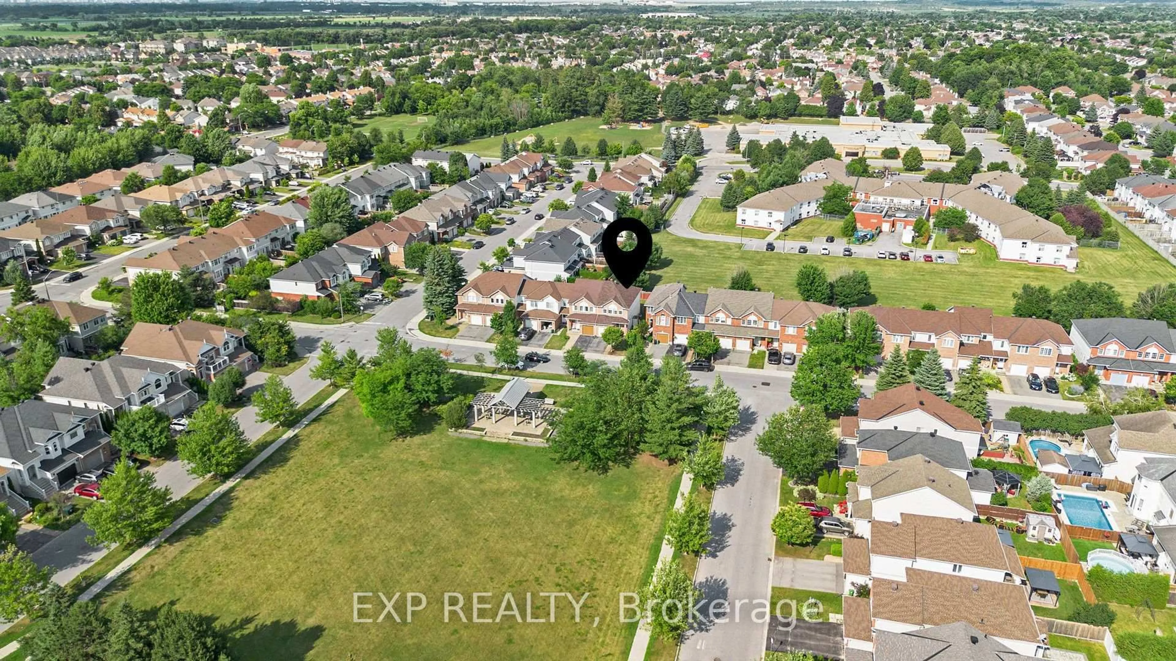 A pic from outside/outdoor area/front of a property/back of a property/a pic from drone, street for 77 Palmadeo Dr, Ottawa Ontario K2J 4Z4