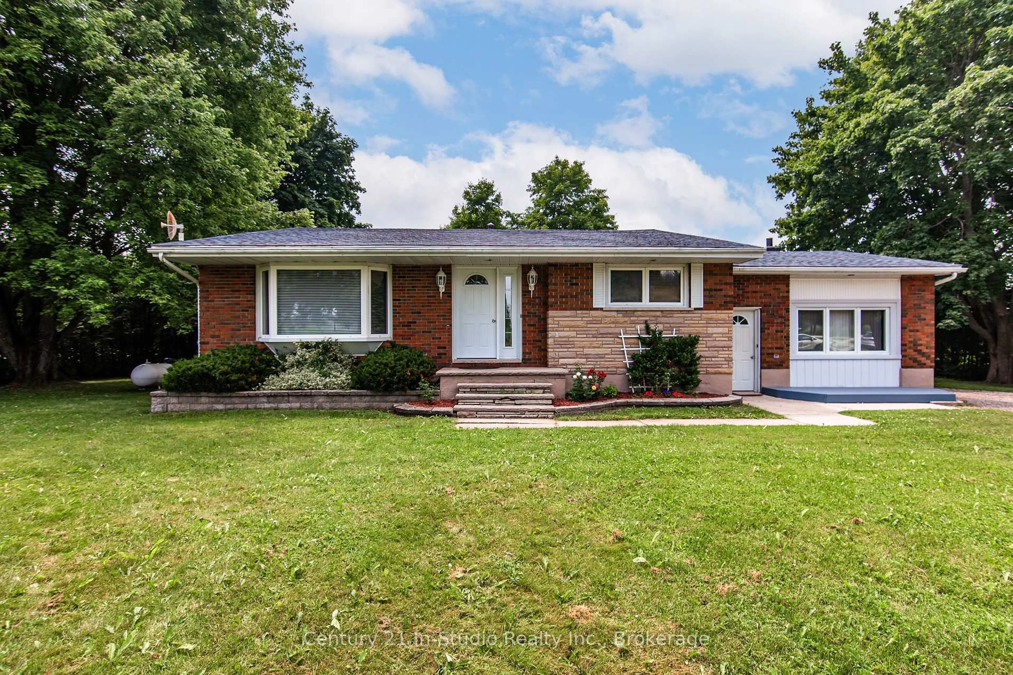 Home with brick exterior material, street for 457898 Grey Road 11 Rd, Meaford Ontario N4K 5N8