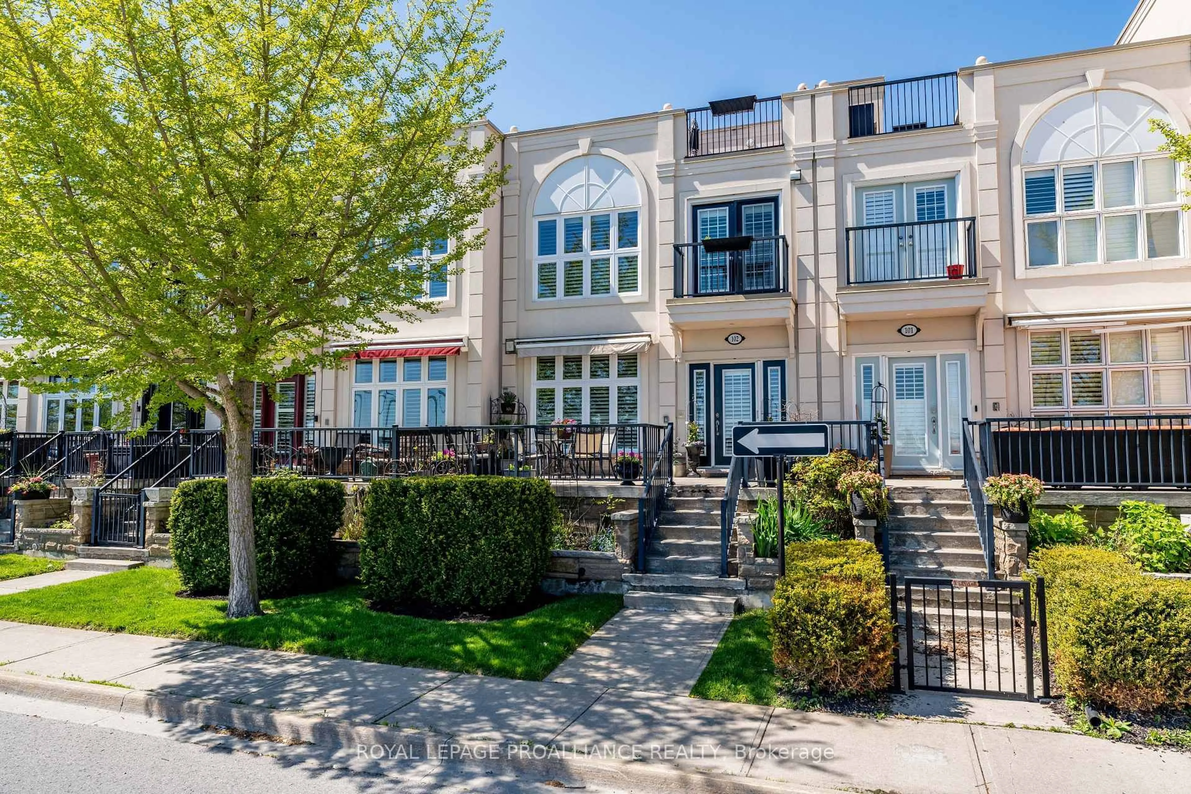 Home with brick exterior material, street for 165 Division St #102, Cobourg Ontario K9A 0B3