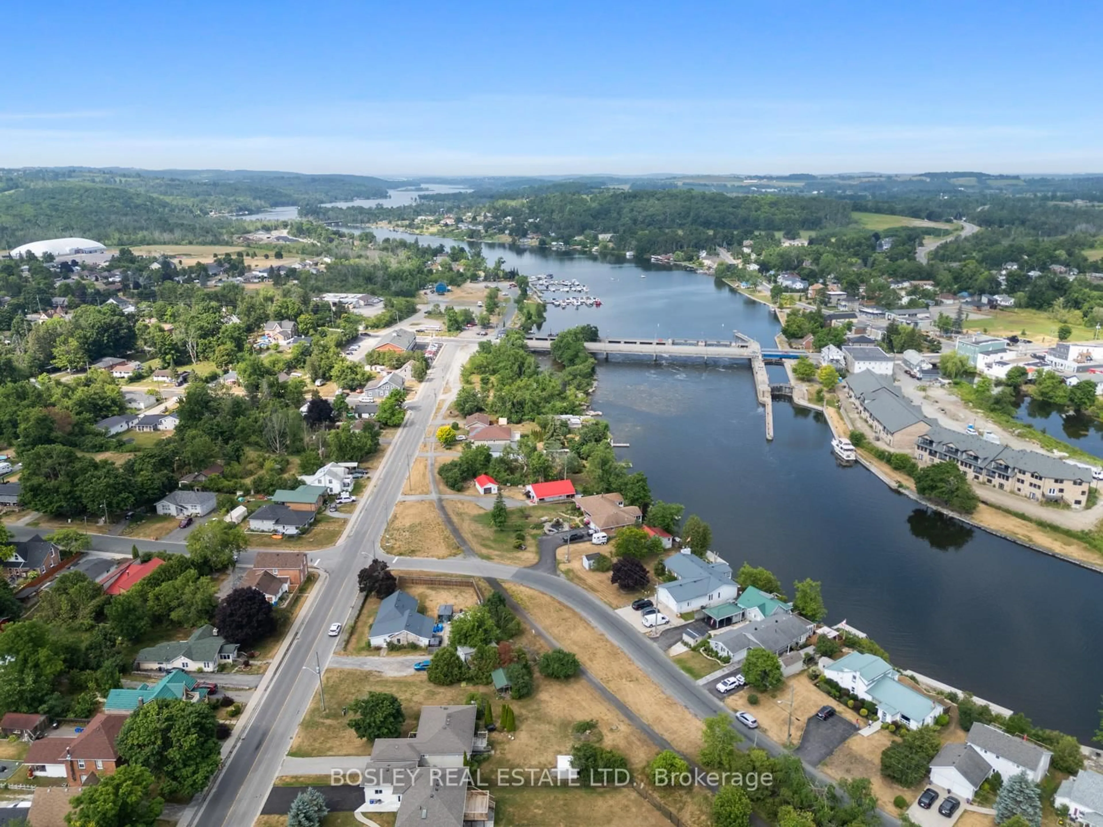 A pic from outside/outdoor area/front of a property/back of a property/a pic from drone, water/lake/river/ocean view for 77 Water St, Trent Hills Ontario K0L 1Y0