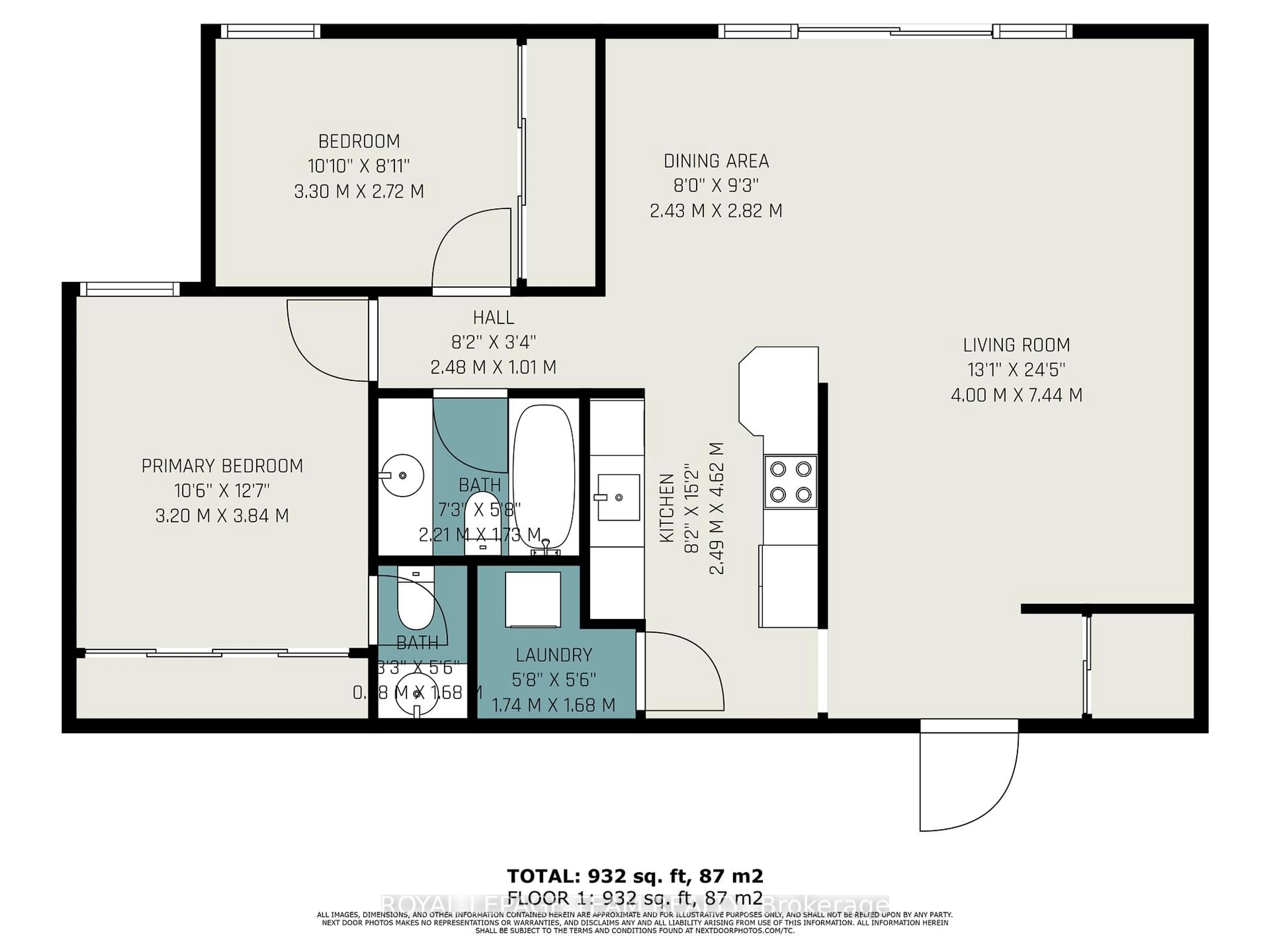 Floor plan for 141 Somerset St #402, Ottawa Ontario K2P 2H1