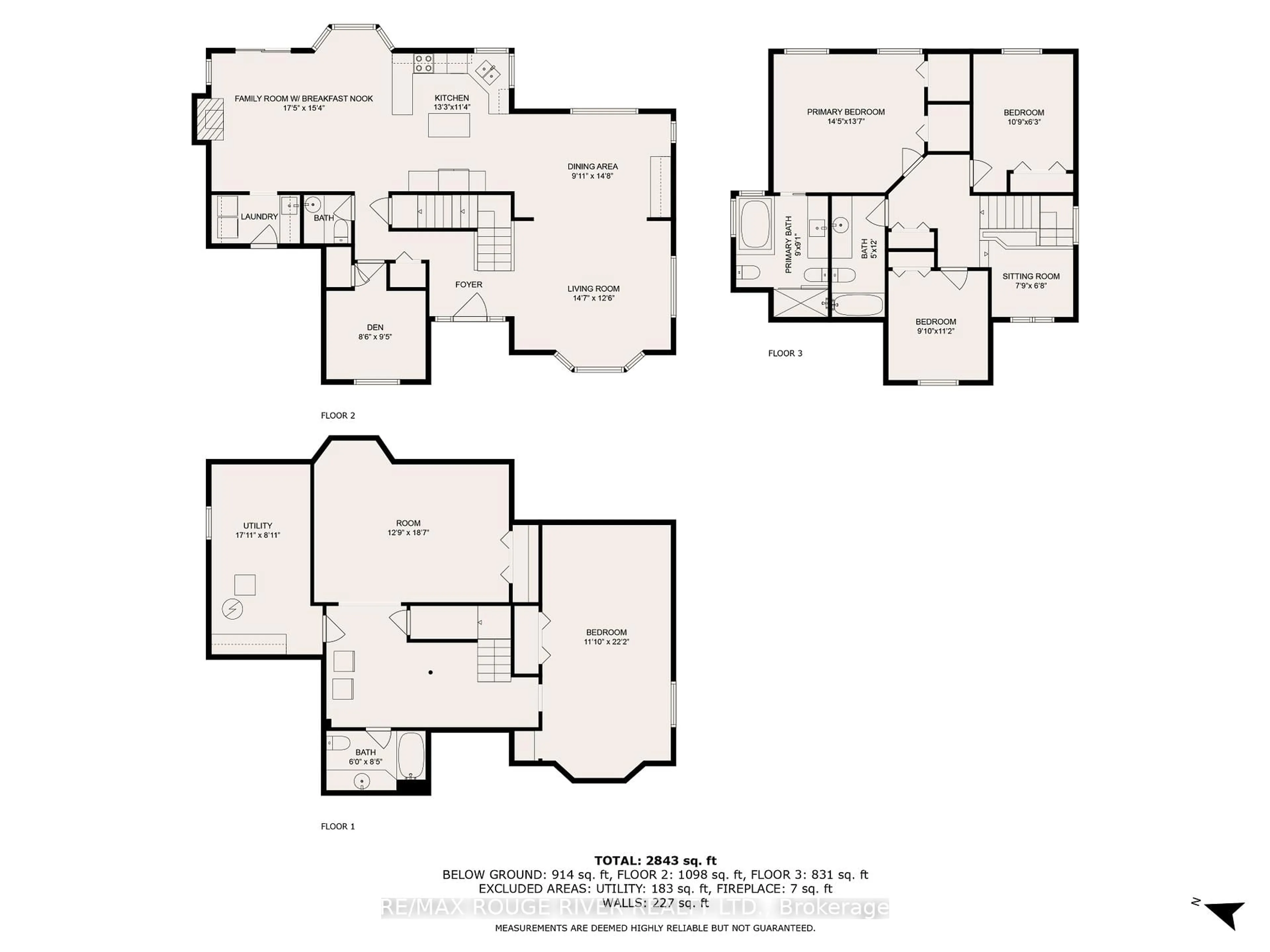 Floor plan for 11 Rogers Rd, Brighton Ontario K0K 1H0