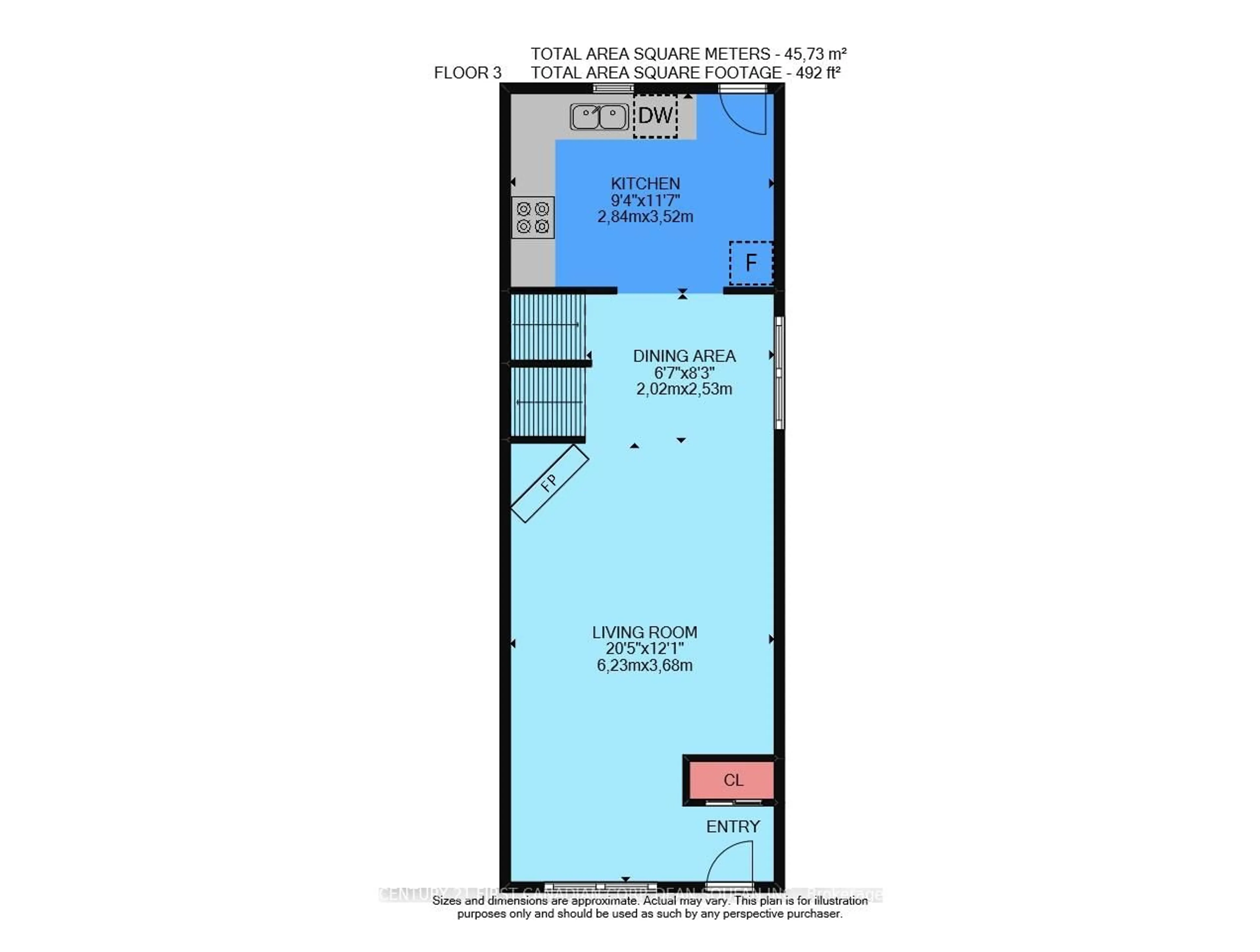 Floor plan for 326 Burns St, Strathroy-Caradoc Ontario N7G 1G4