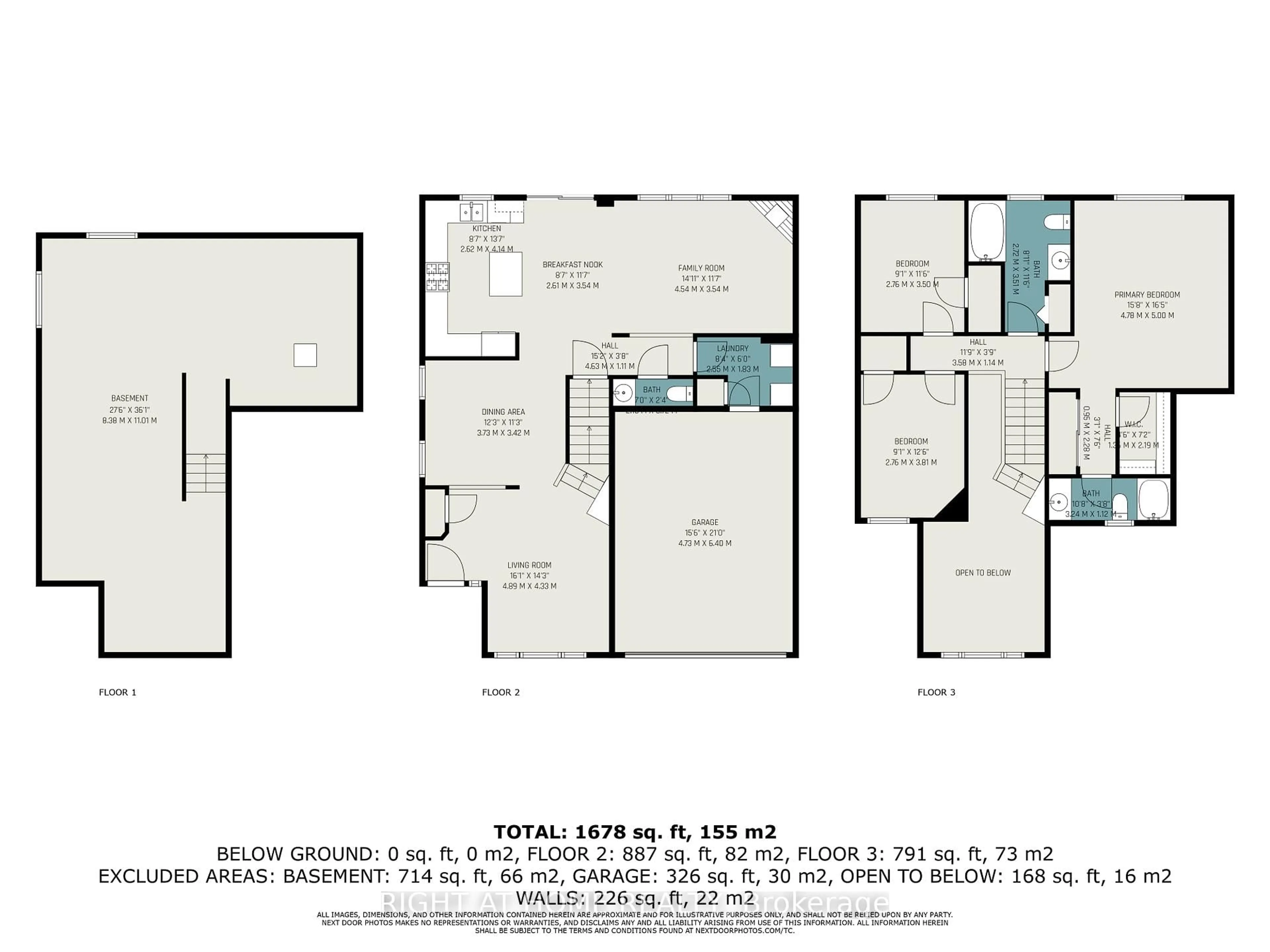 Floor plan for 422 Deer View Ave, Ottawa Ontario K1T 0B9