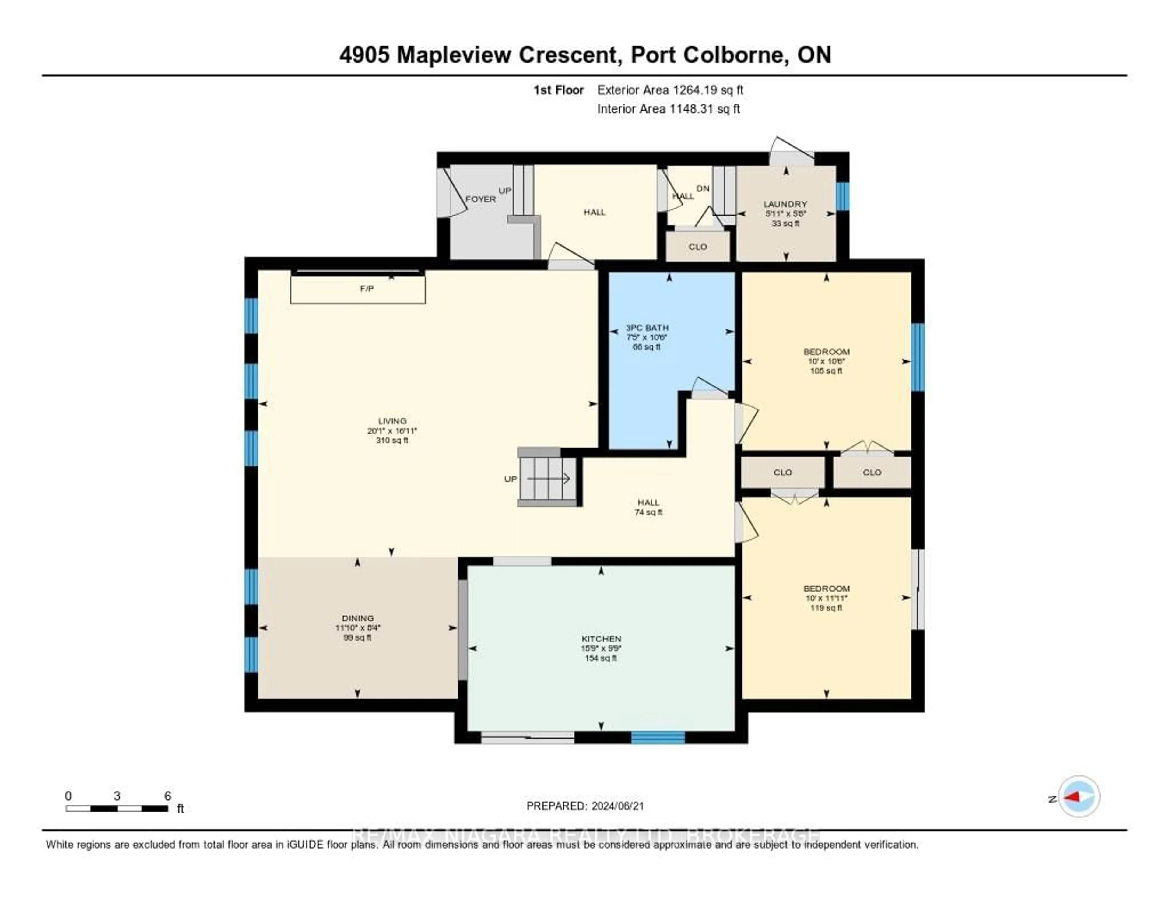 Floor plan for 4905 Mapleview Cres, Port Colborne Ontario L0S 1R0