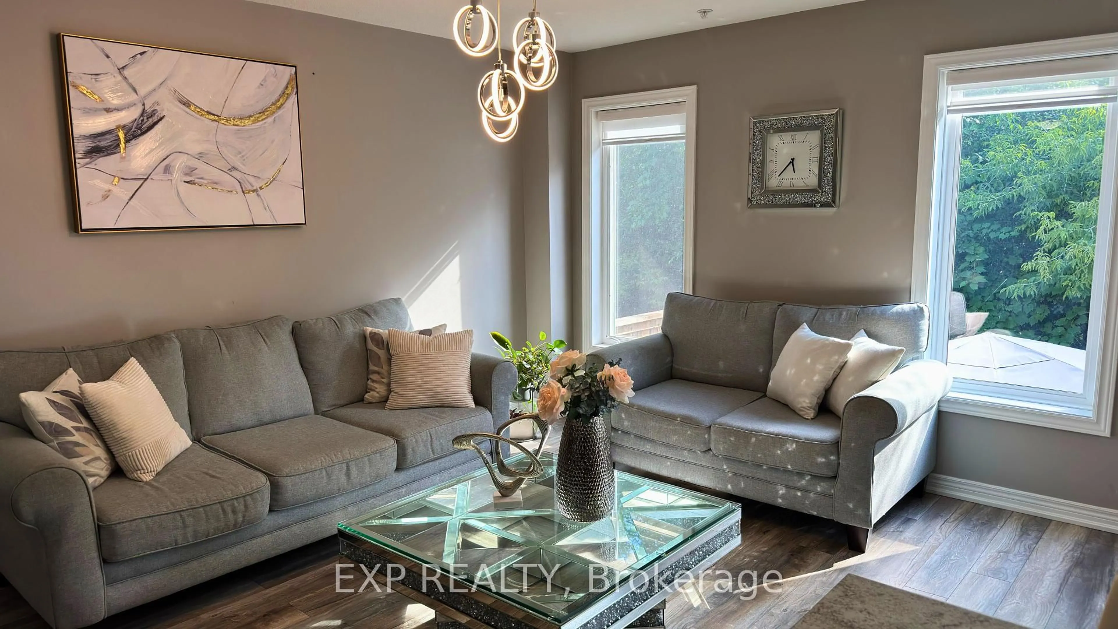 Living room with furniture, unknown for 60 Canterbury Dr #14, St. Catharines Ontario L2P 0E7