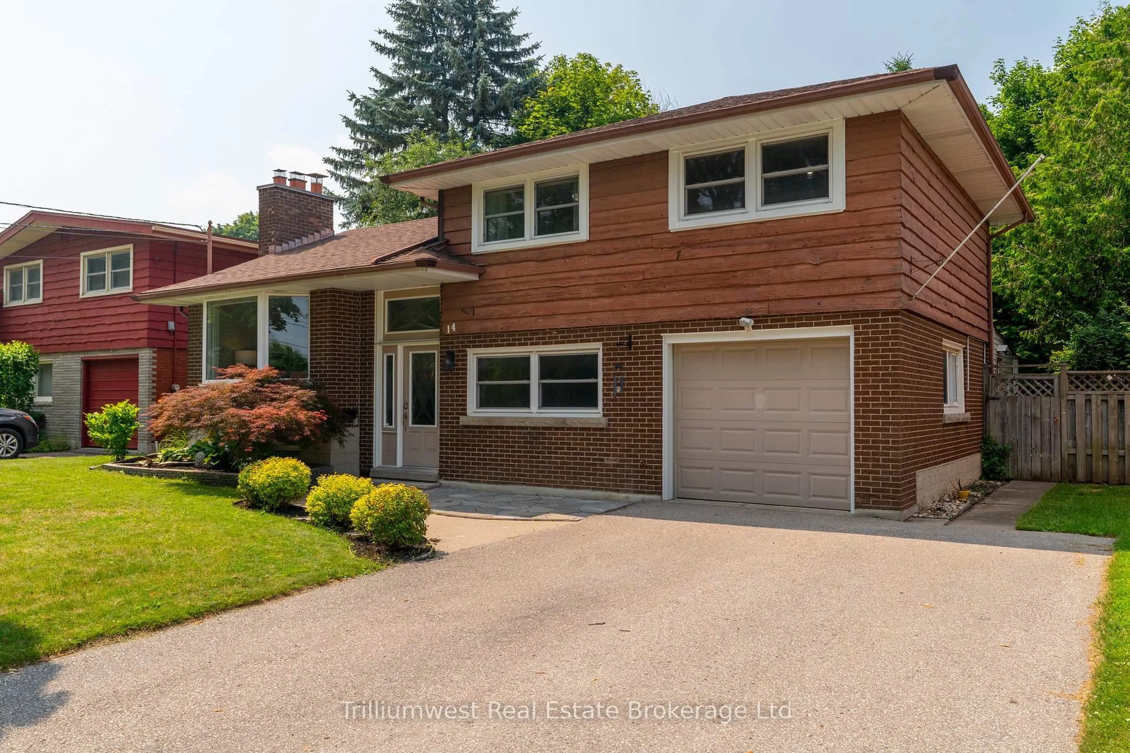 Home with brick exterior material, street for 14 Rosedale Ave, Guelph Ontario N1E 2E5