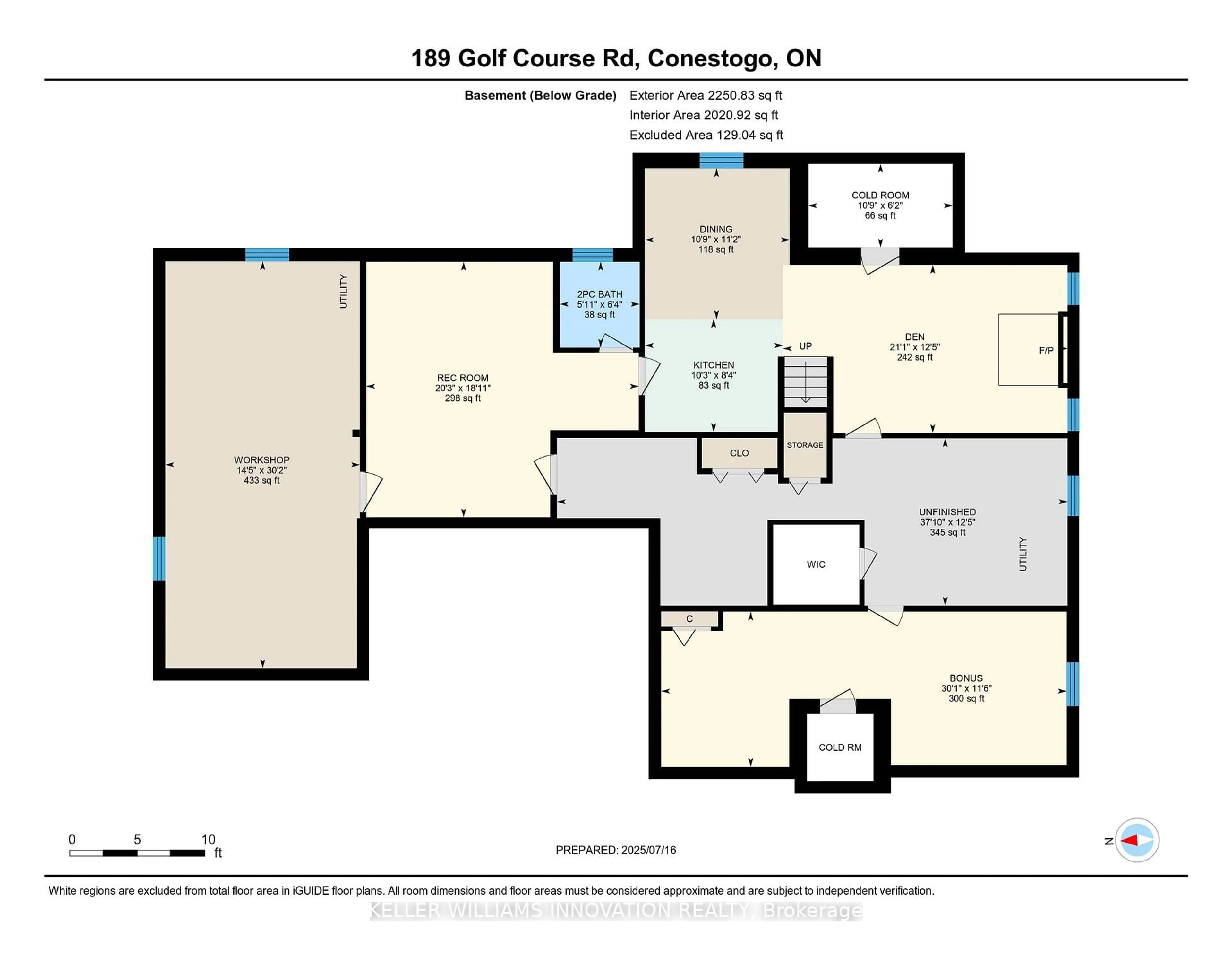 Floor plan for 189 Golf Course Rd, Woolwich Ontario N0B 1N0