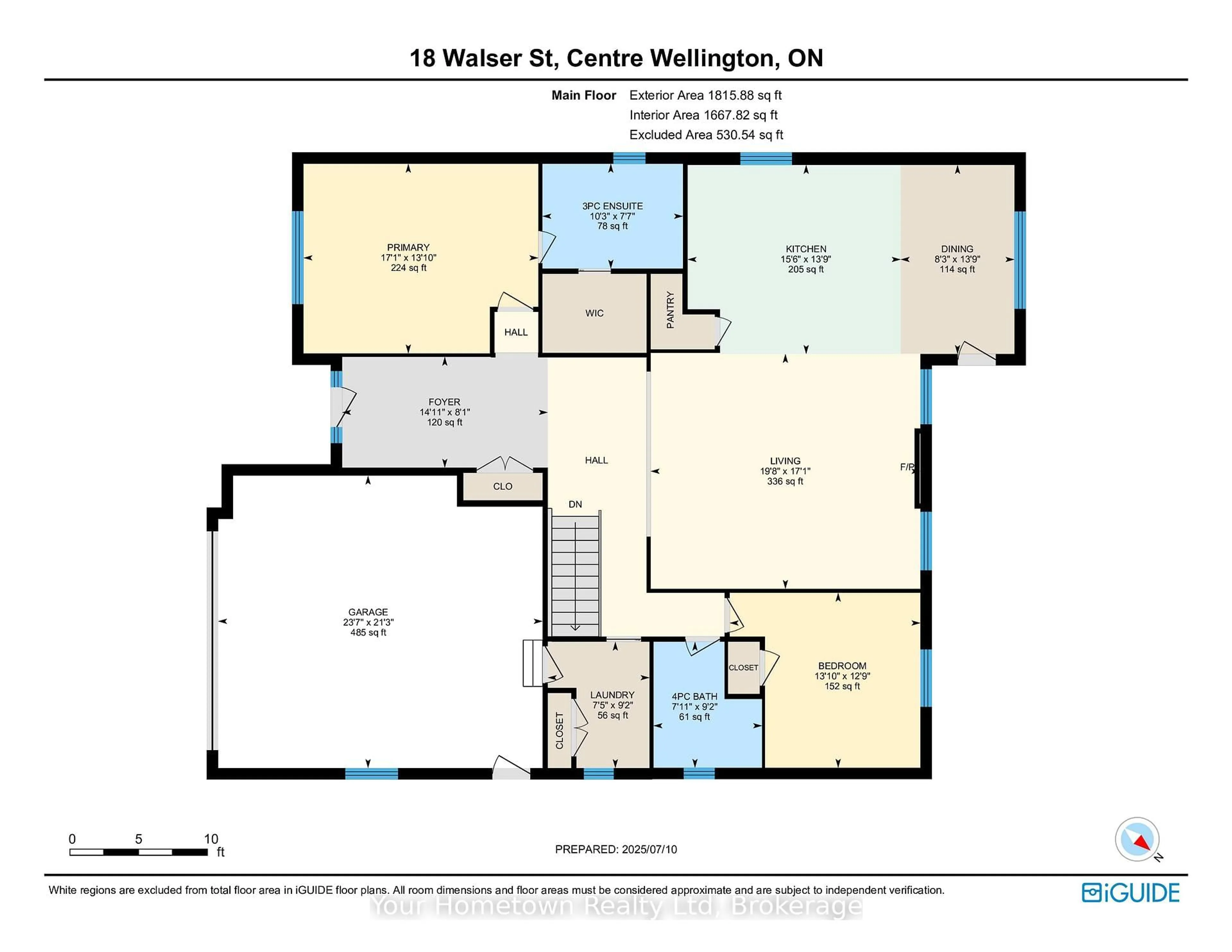 Floor plan for 18 Walser St, Centre Wellington Ontario N0B 1S0