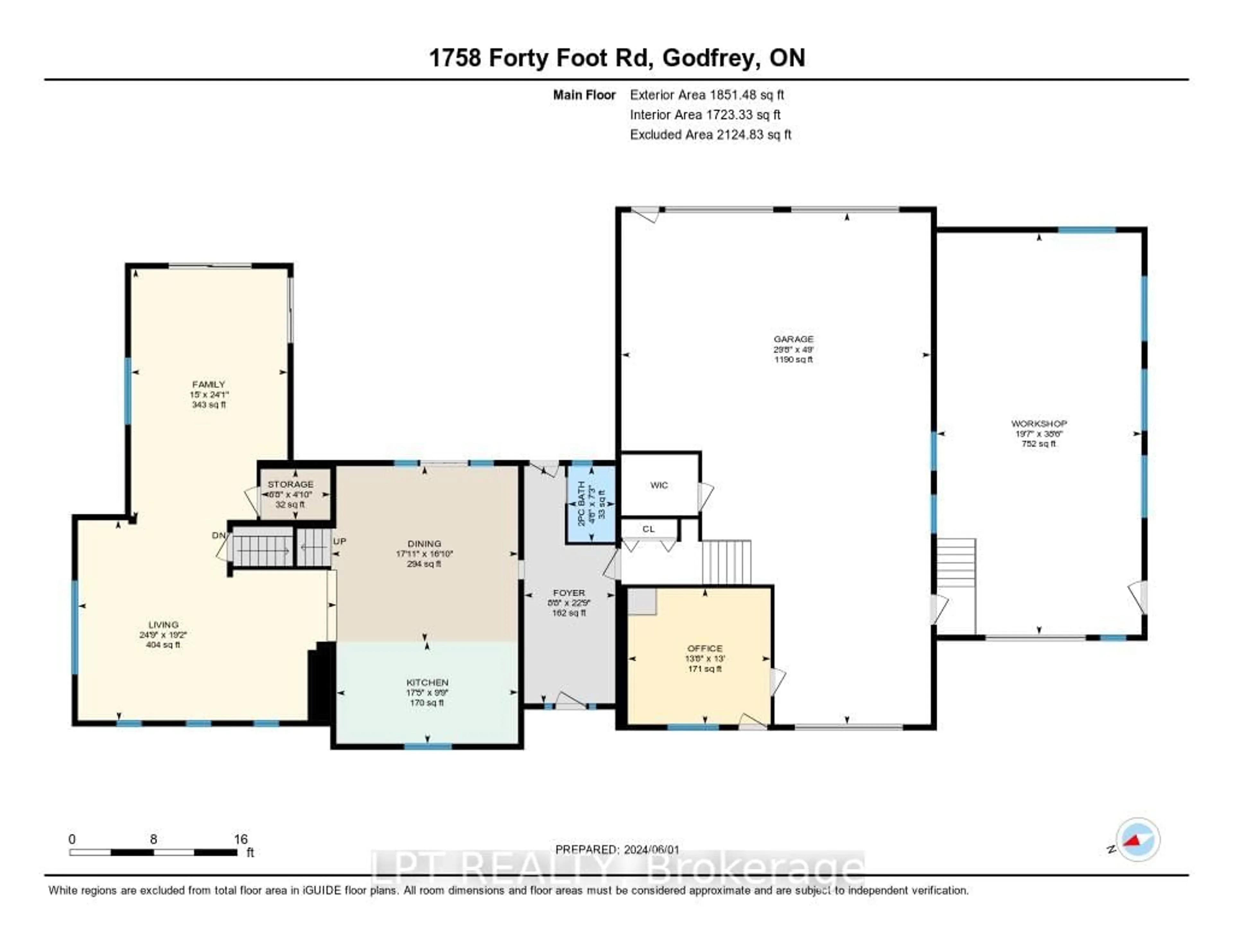 Floor plan for 1758 Forty Foot Rd, Godfrey Ontario K0H 1T0