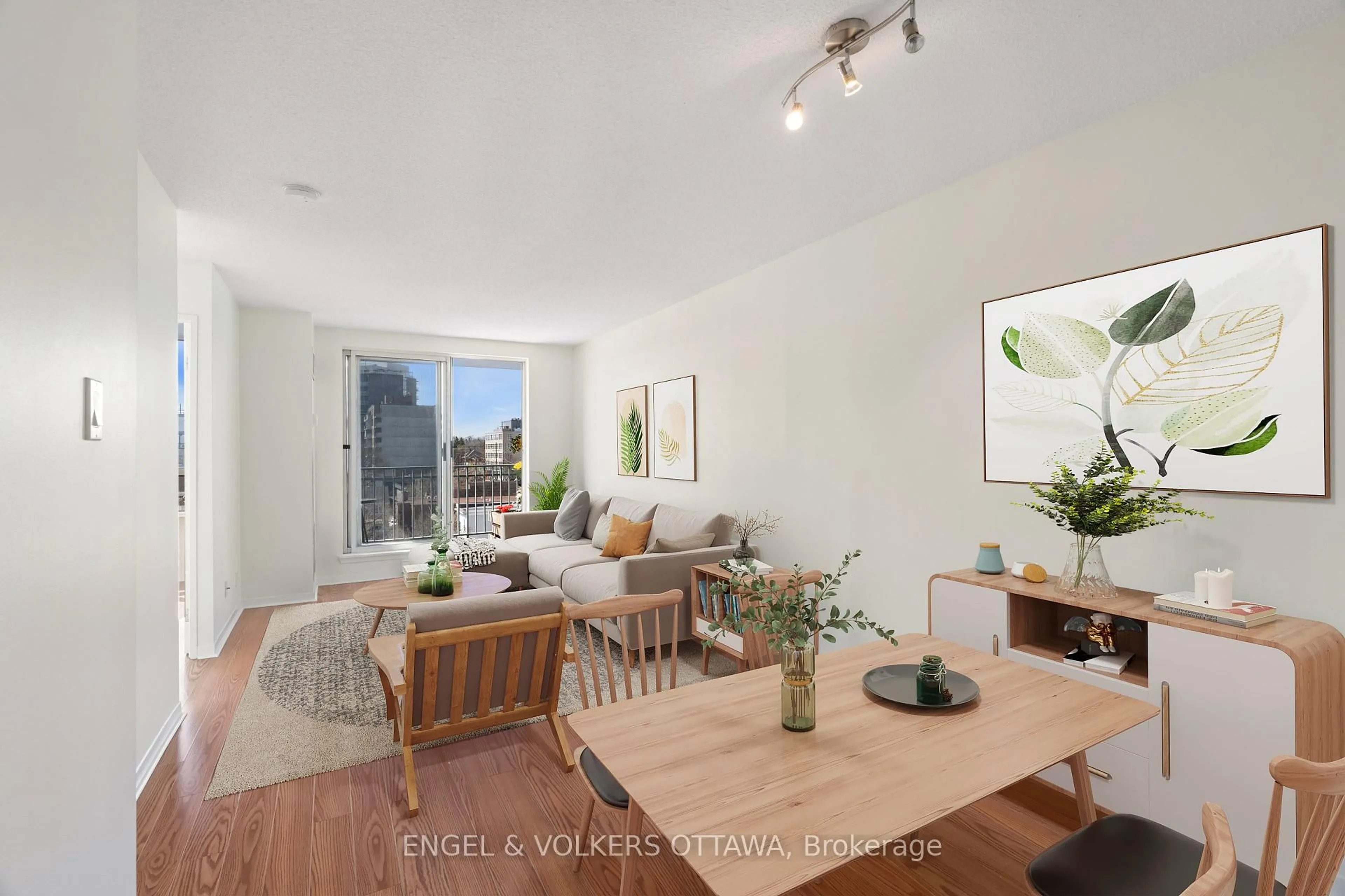 Living room with furniture, unknown for 45 Holland Ave #610, Ottawa Ontario K1Y 4S3