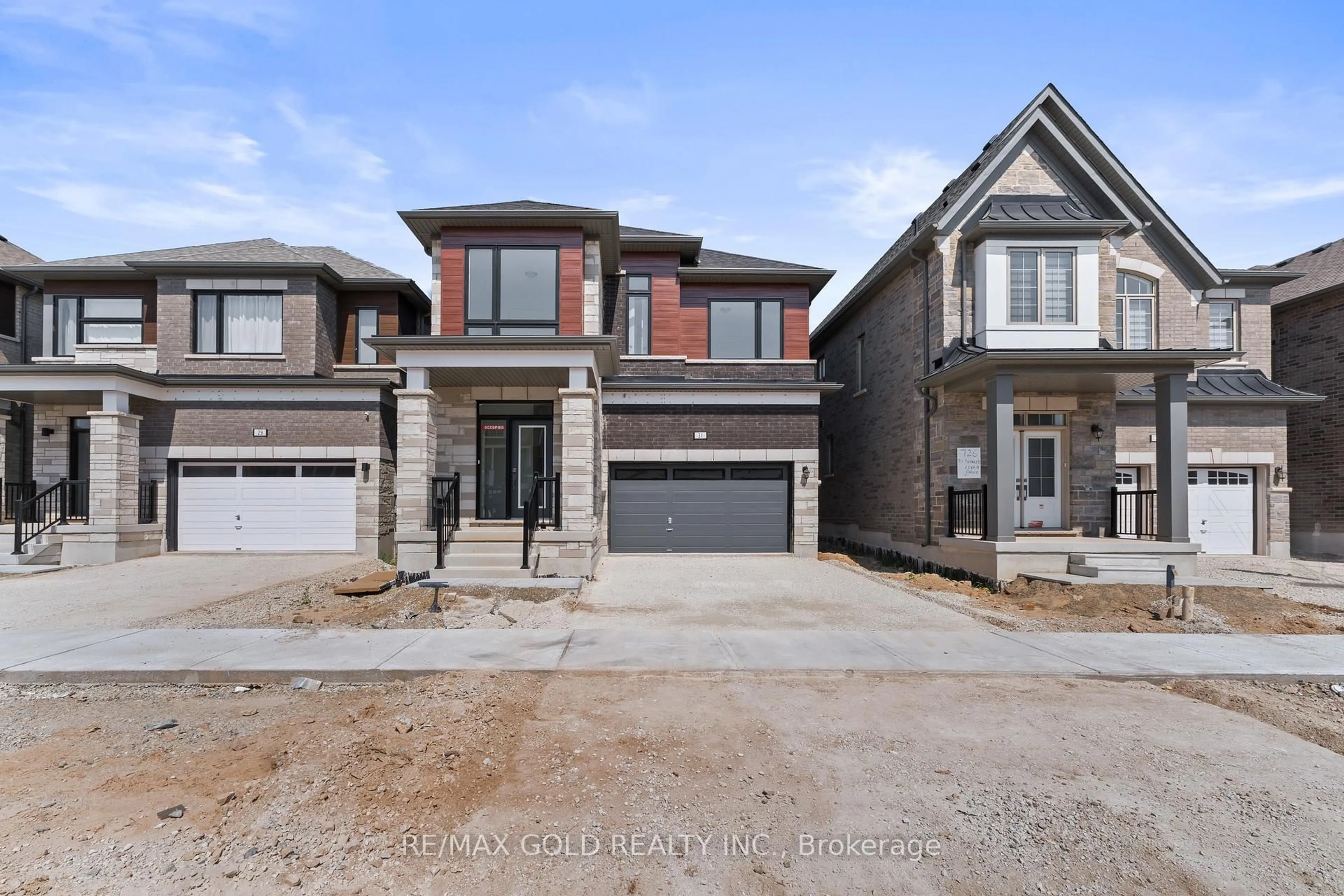 Home with brick exterior material, street for 31 Stanley Leitch Dr, Erin Ontario N0B 1T0