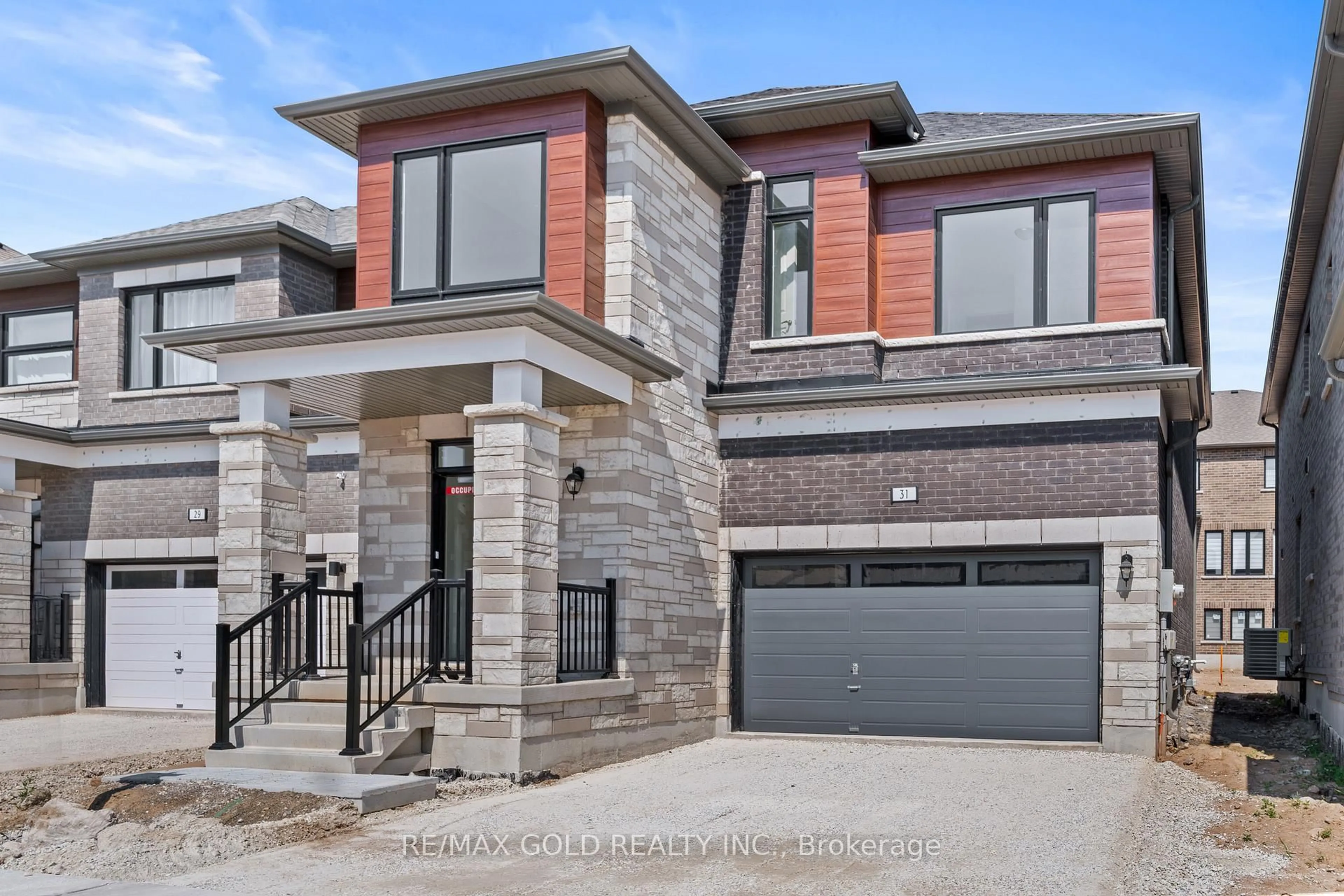 Home with brick exterior material, street for 31 Stanley Leitch Dr, Erin Ontario N0B 1T0