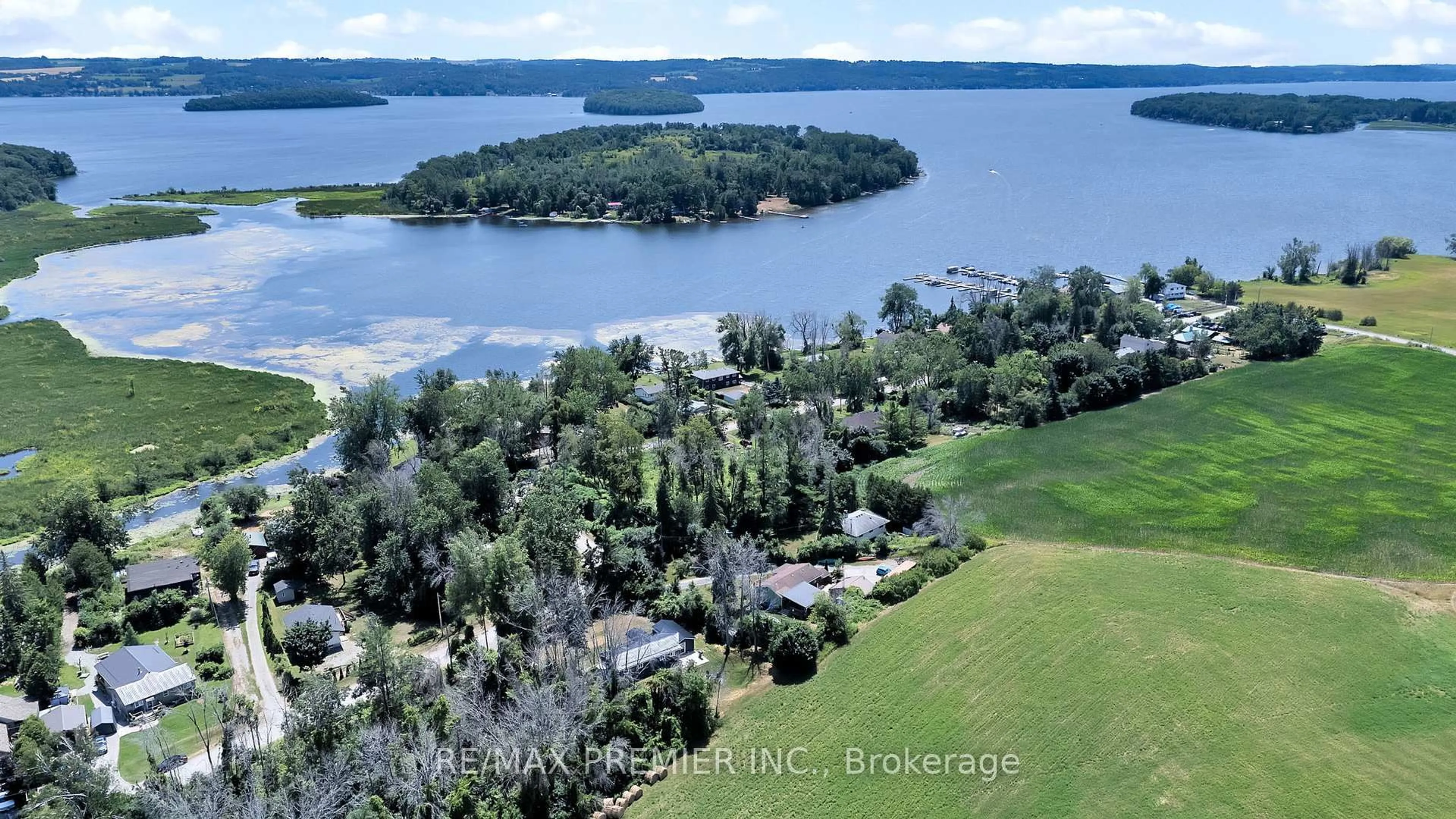 A pic from outside/outdoor area/front of a property/back of a property/a pic from drone, water/lake/river/ocean view for 1128 Island View Dr, Otonabee-South Monaghan Ontario K0L 1B0